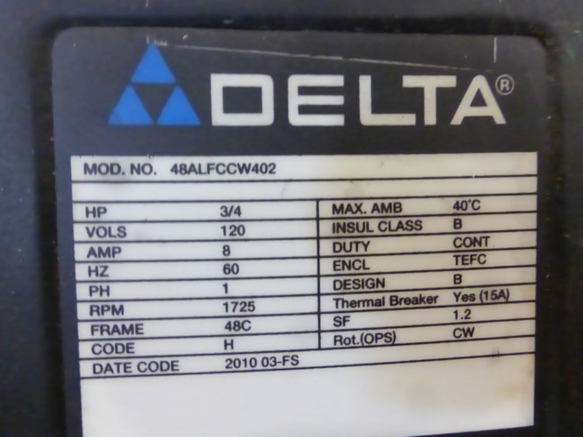 Delta 18-900L Floor Drill Press | 120V; 1PH - Image 6 of 10