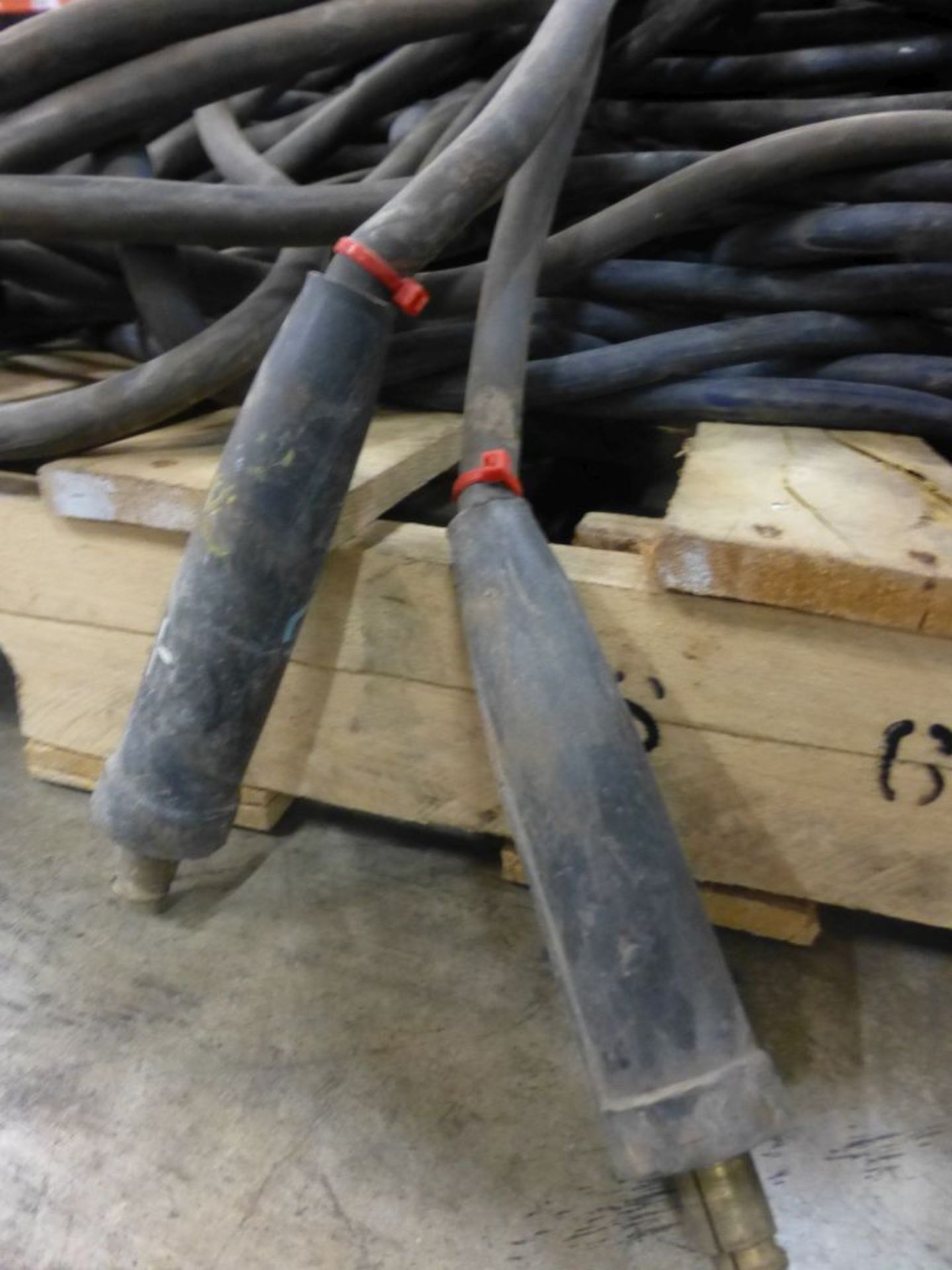 Lot of (10) 100' Welding Leads | 500 lbs; Majority are 2/0 - Image 5 of 6