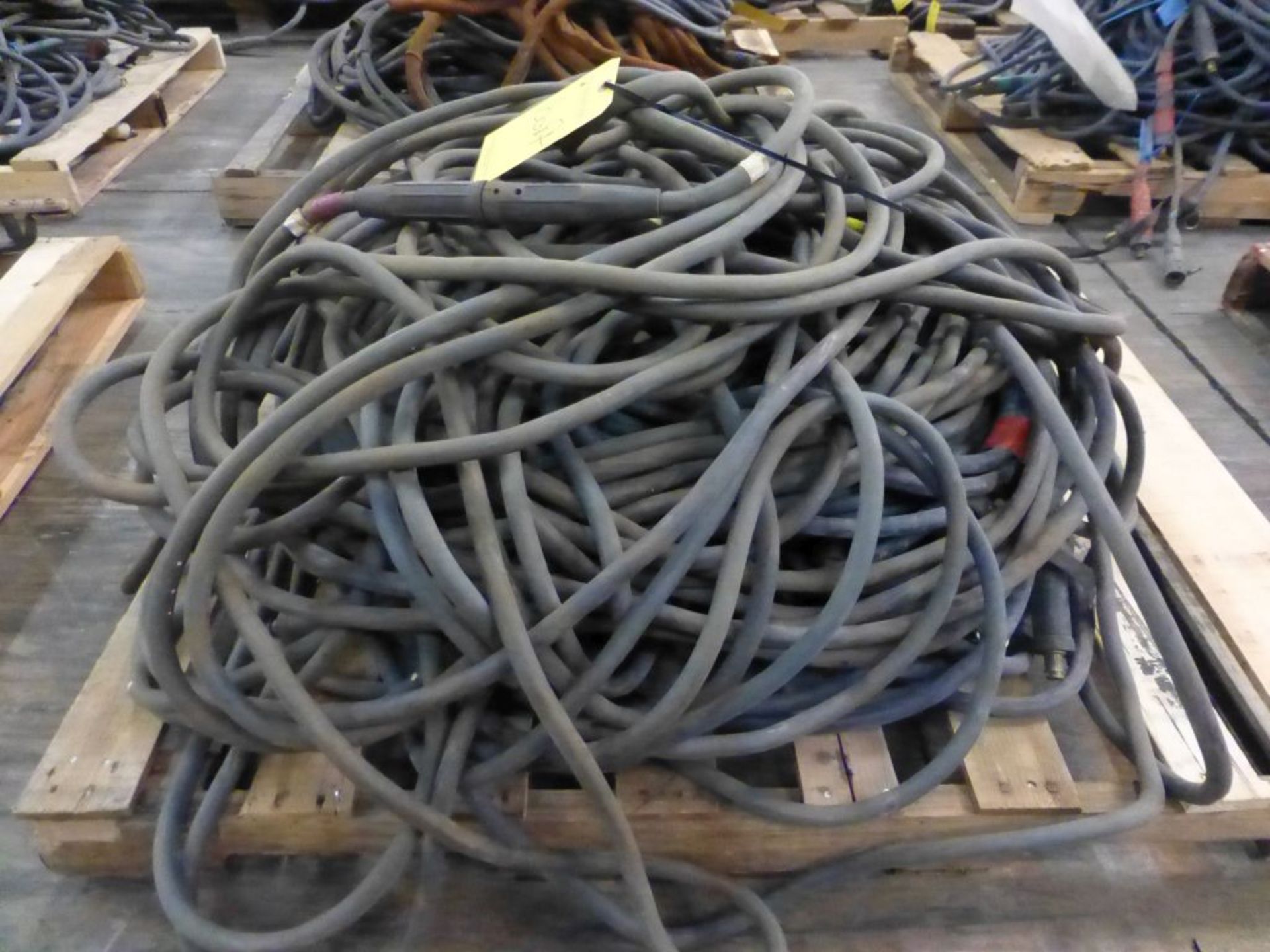 Lot of (10) Assorted Welding Leads