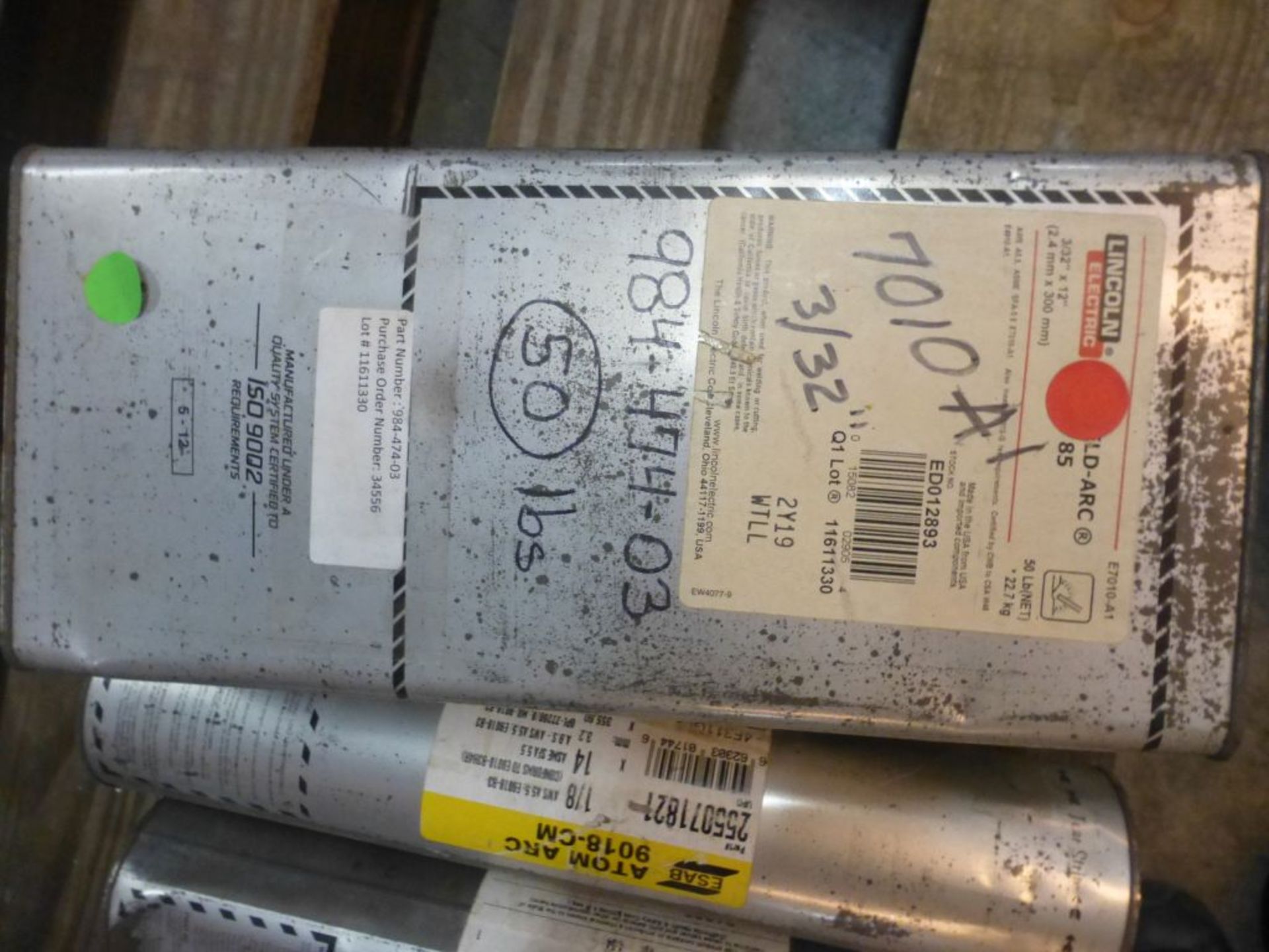 Lot of (7) Assorted Alloys | (6) ESAB 255071821; (1) Lincoln Electric Part No. ED012893 - Image 6 of 6