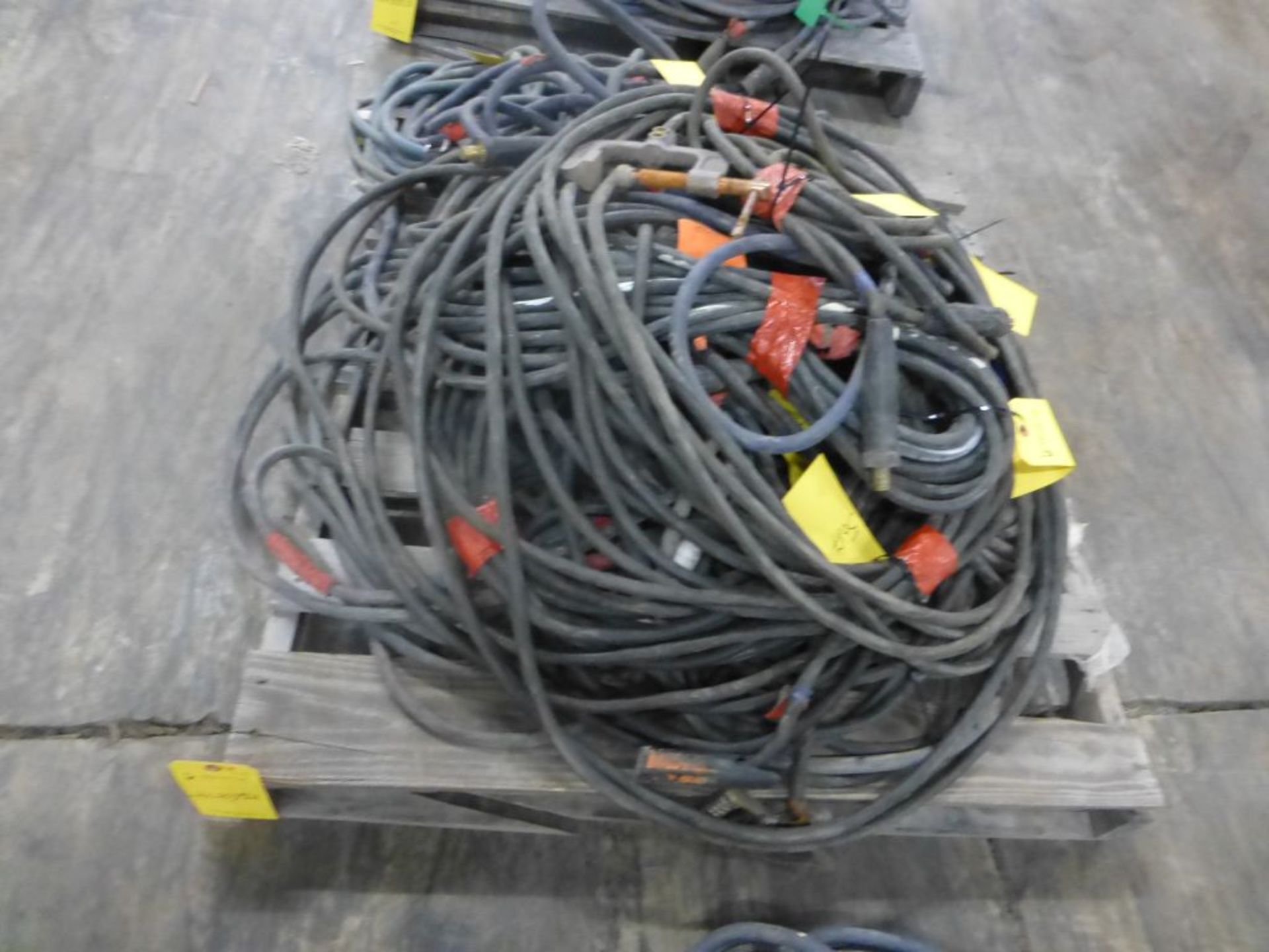 Lot of (10) 50' Welding Leads | 362 lbs; Majority are 2/0