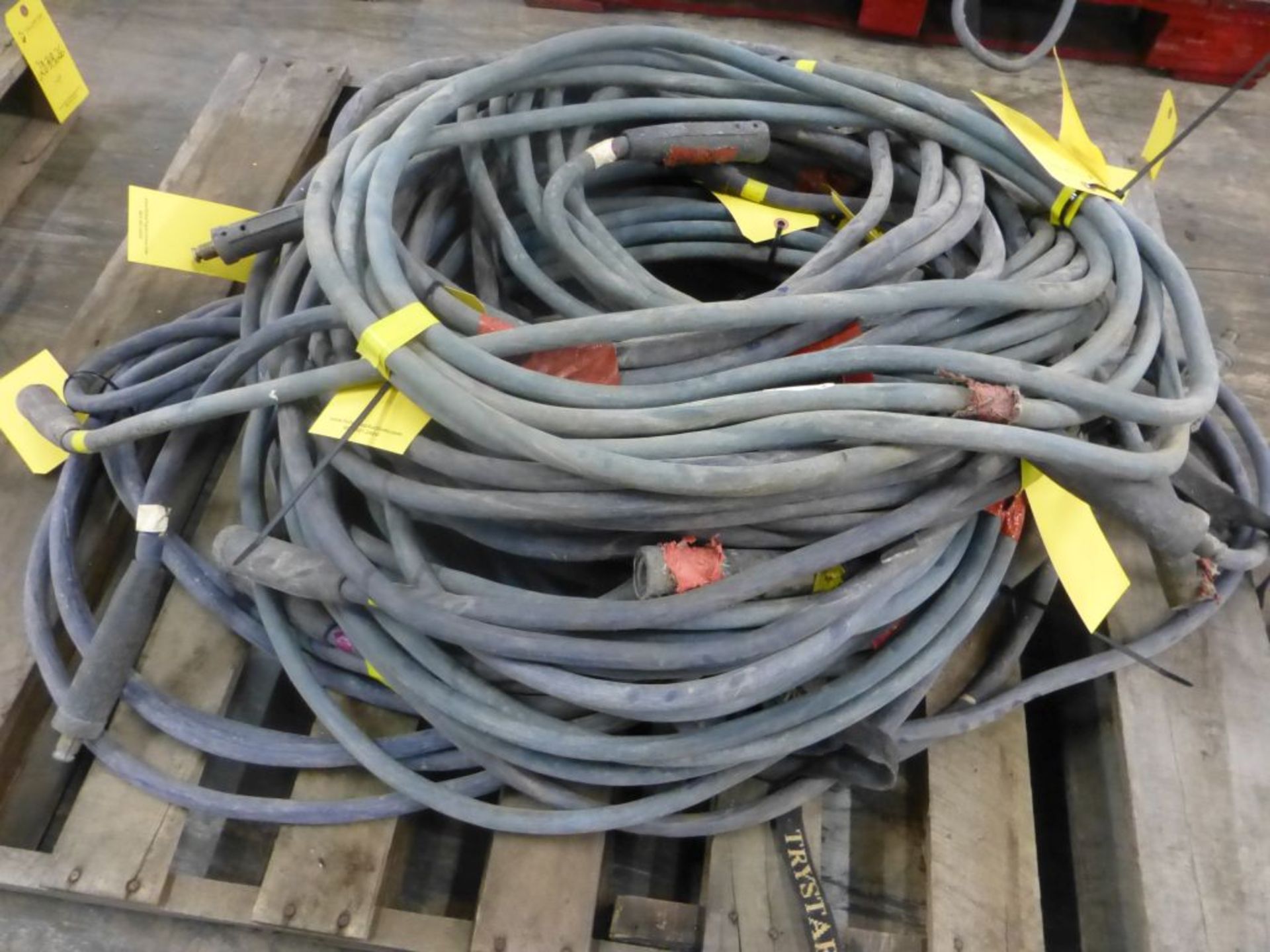 Lot of (10) 50' Welding Leads | 362 lbs; Majority are 2/0 - Image 2 of 5