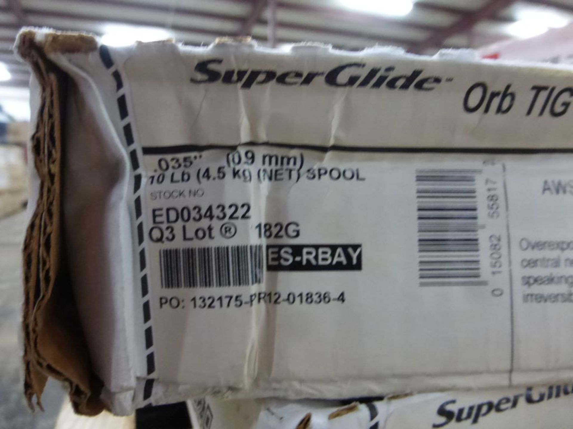 Lot of (24) Spools of Lincoln Electric Super Glide ORB RIG ER801-Ni1 Welding Wire | Model No. - Image 8 of 8