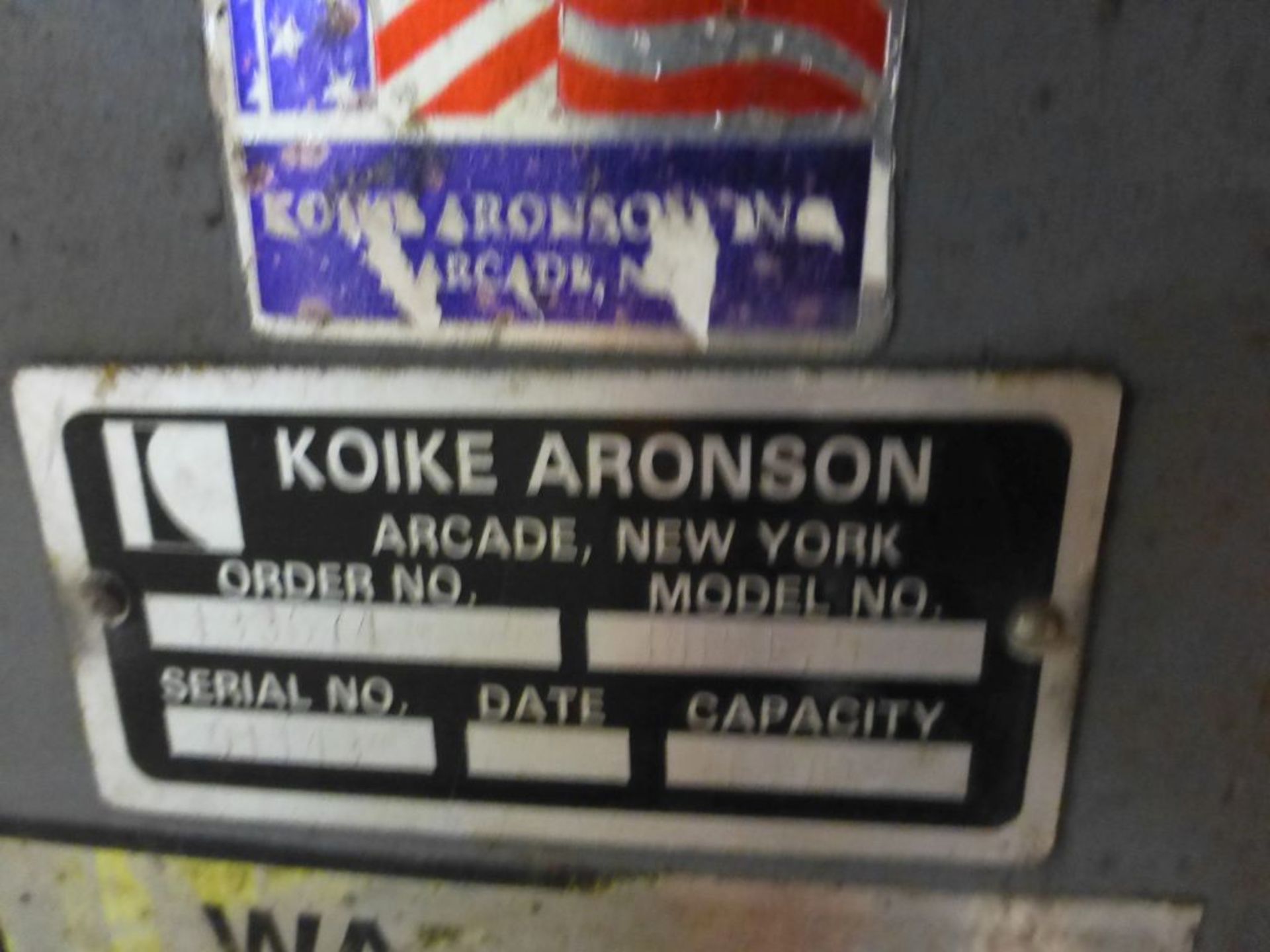 Koike Aronson Powered Positioning Trunion | 1,500 Lb. Capacity; 3 KW Servo Motor - Image 6 of 11