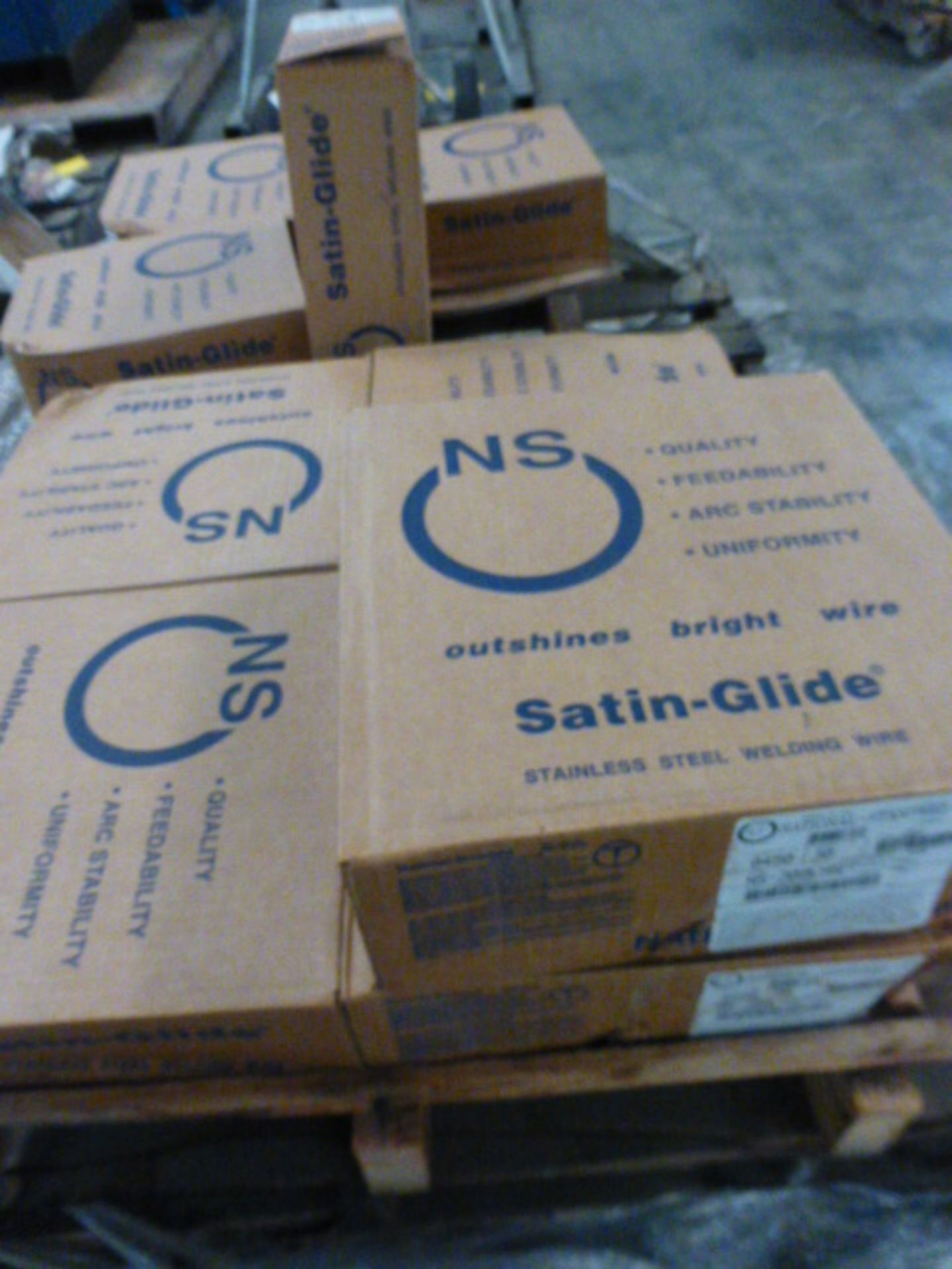 Lot of (9) Spools of National Standard Satin Glide Stainless Steel Welding Wire | Part No. N5-309 - Image 3 of 7