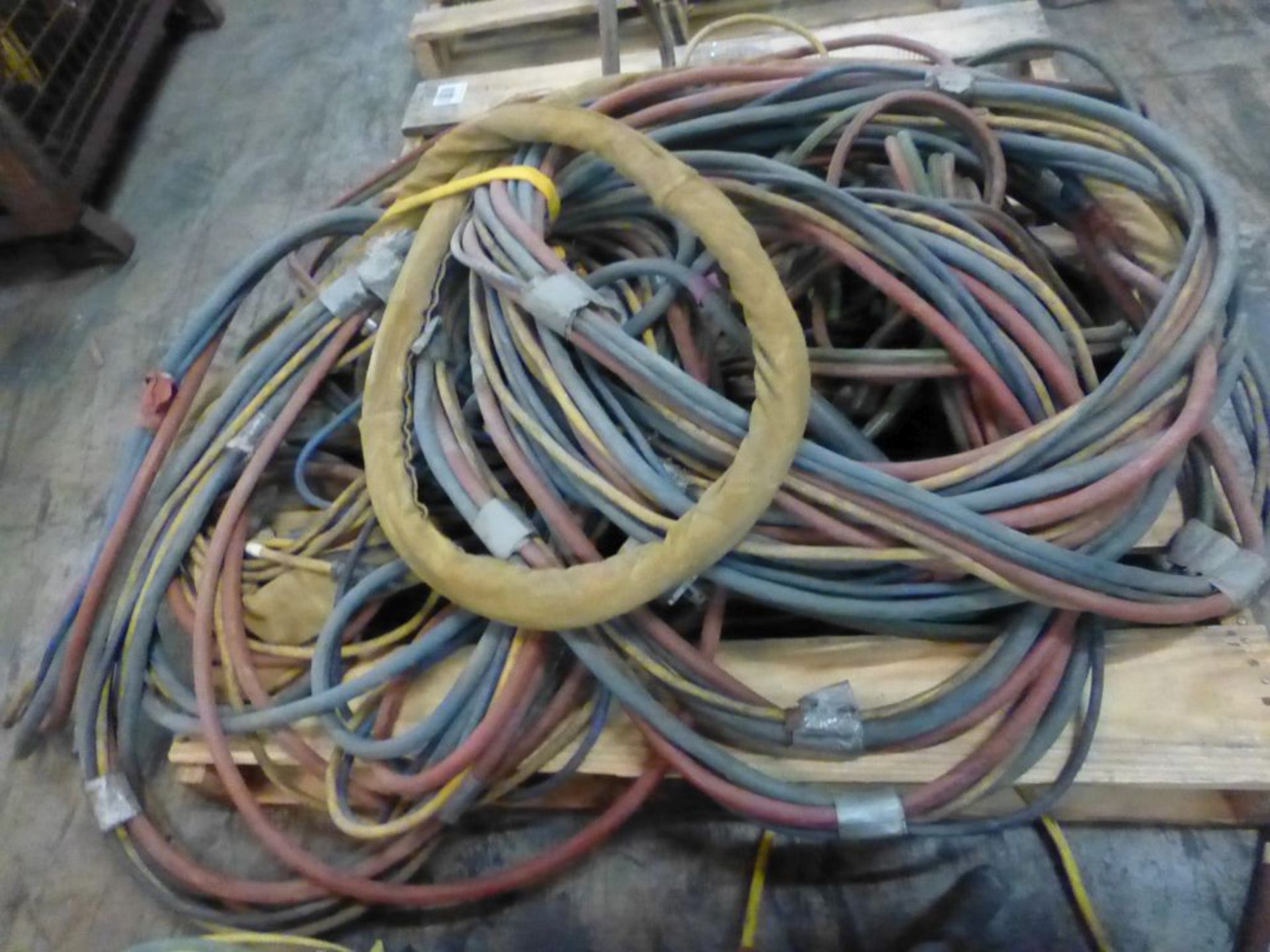 Lot of (10) 50' Welding Leads | 362 lbs; Majority are 2/0