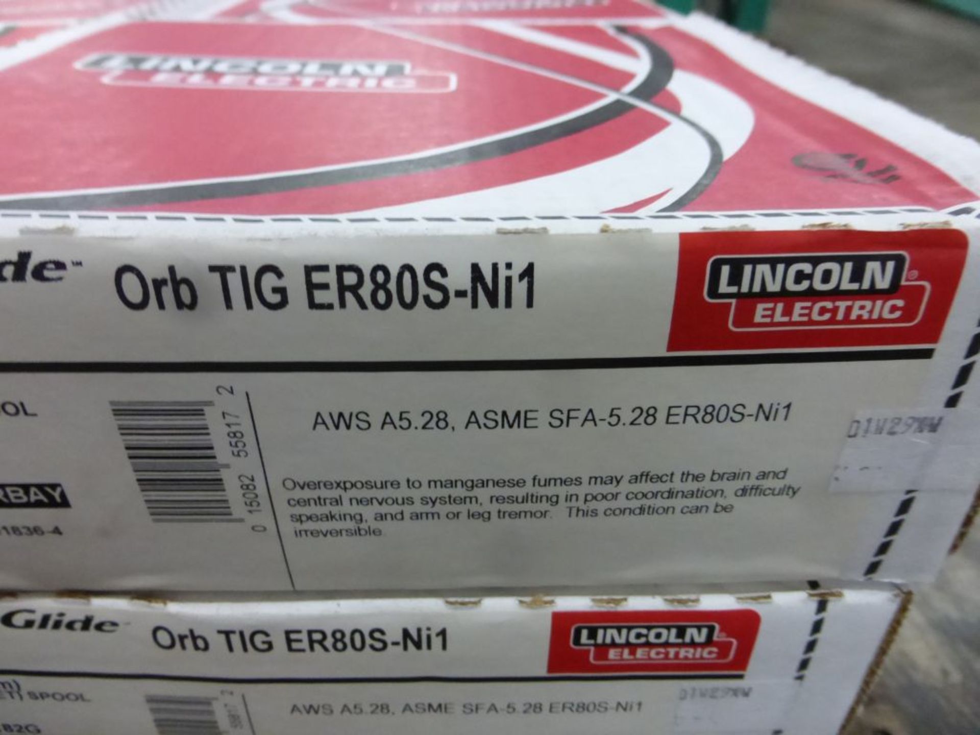 Lot of (24) Spools of Lincoln Electric Super Glide ORB TIGER80S-Ni1 Welding Wire | Model No. - Image 6 of 12