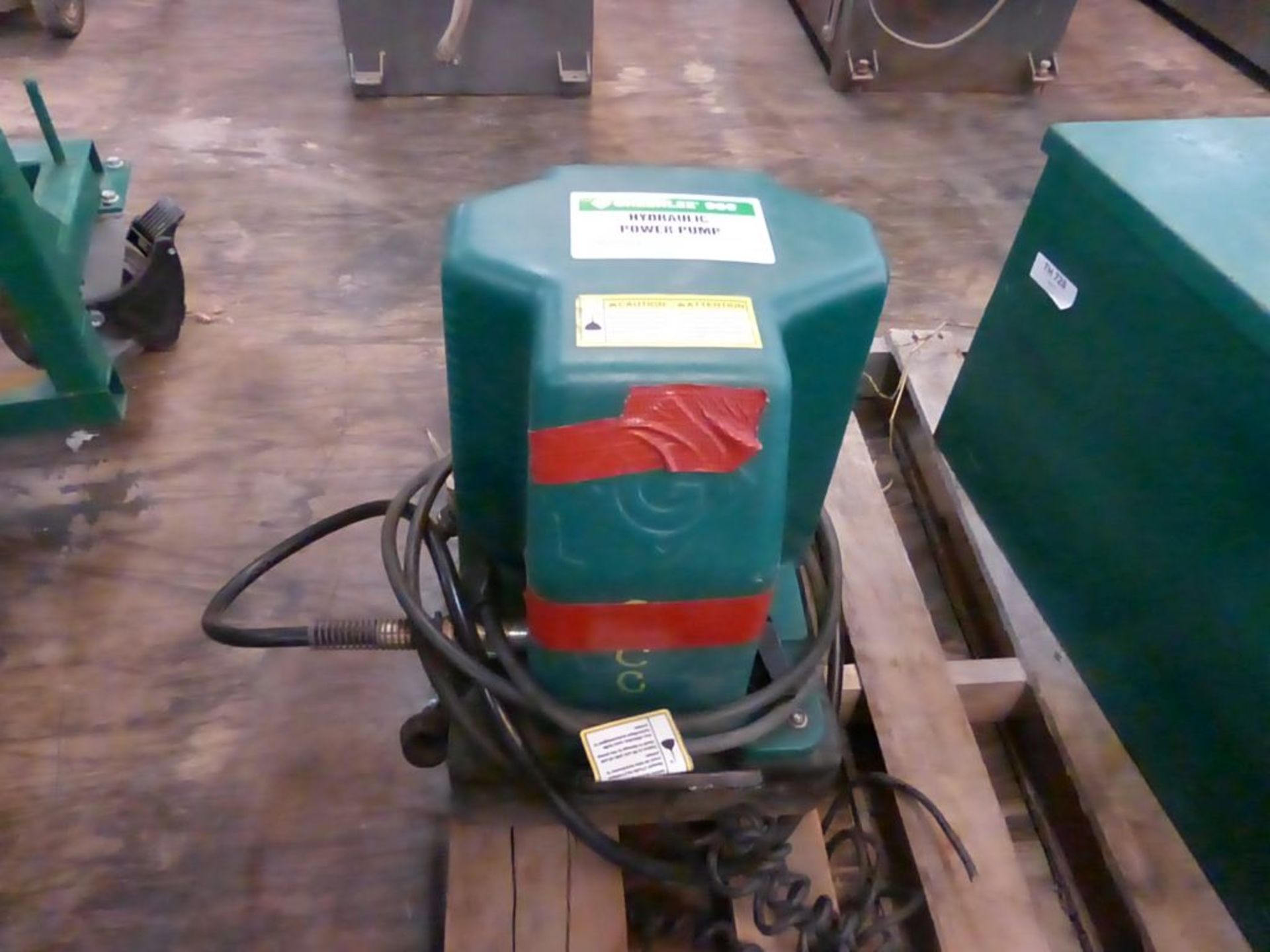 Greenlee Hydraulic Power Pump | Part No. 980; 20A; 120V - Image 3 of 8