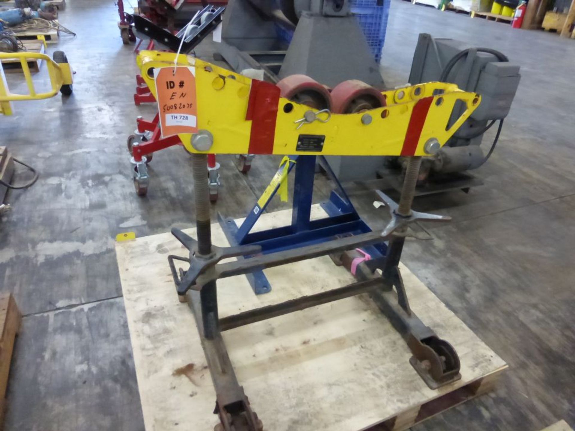 Lot of (2) Assorted Stands | (1) Welding Automation Modular Roller Support Stand Model No. HD2L-200, - Image 3 of 13