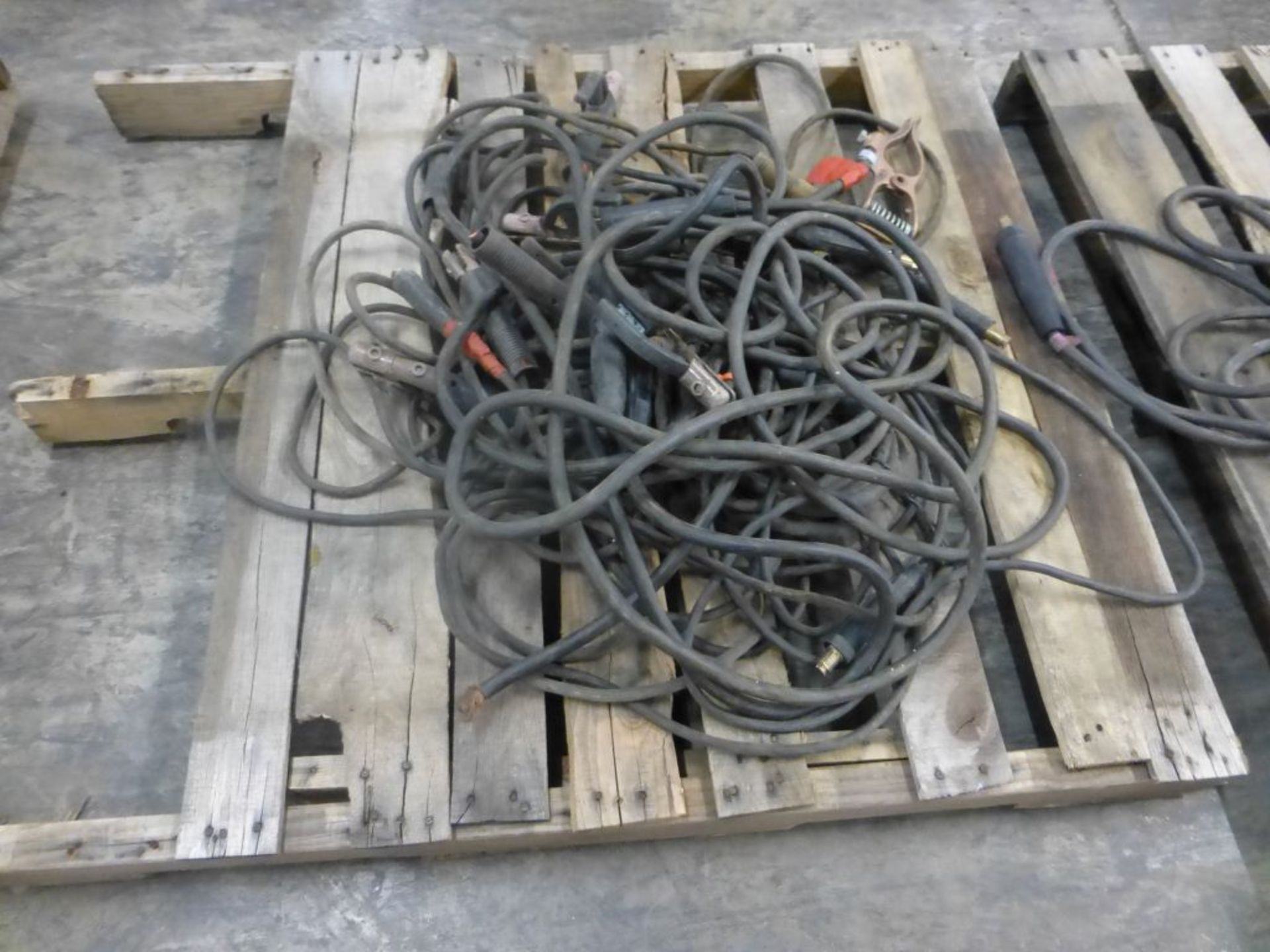 Lot of (10) Stick Set Up Welding Leads | Approx 125 lbs - Image 6 of 6