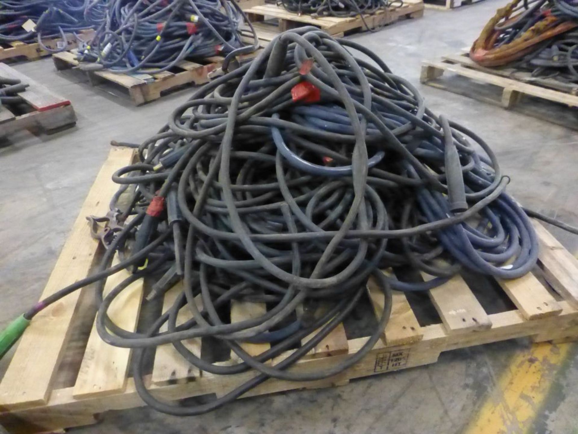 Lot of (10) Stick and Ground Welding Leads