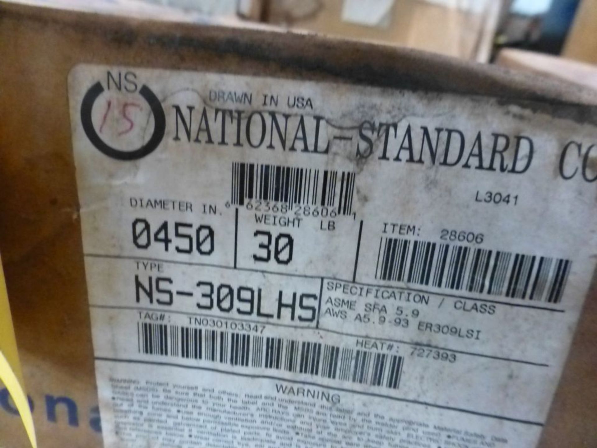 Lot of Assorted National Standard Welding Wire | (2) Satin Glide Type: NS-309LHS, Diameter: .045", - Image 5 of 8