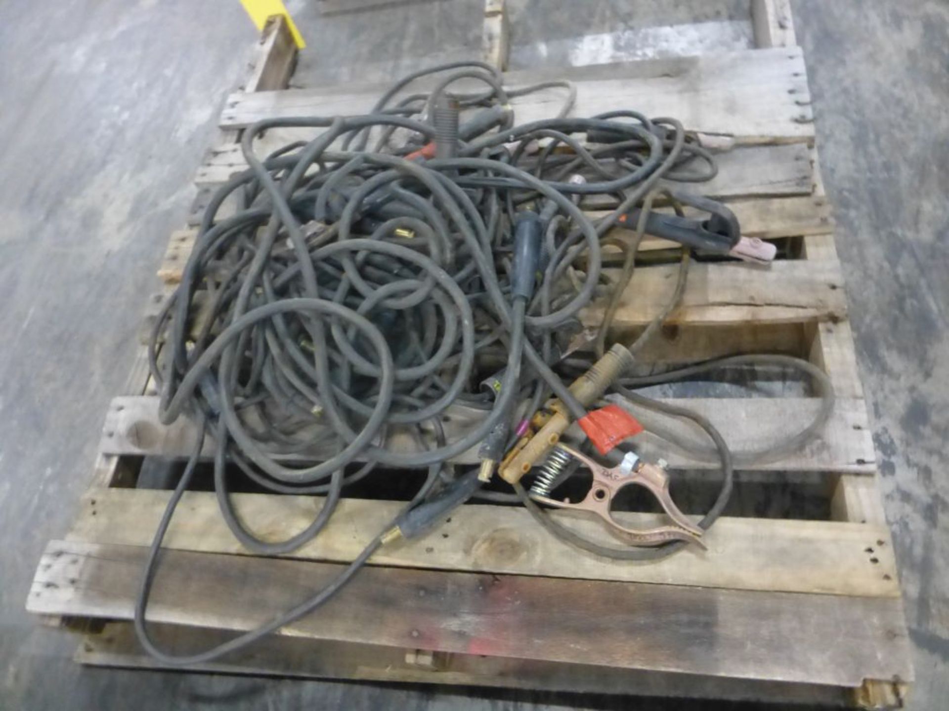 Lot of (10) Stick Set Up Welding Leads | Approx 125 lbs - Image 2 of 6