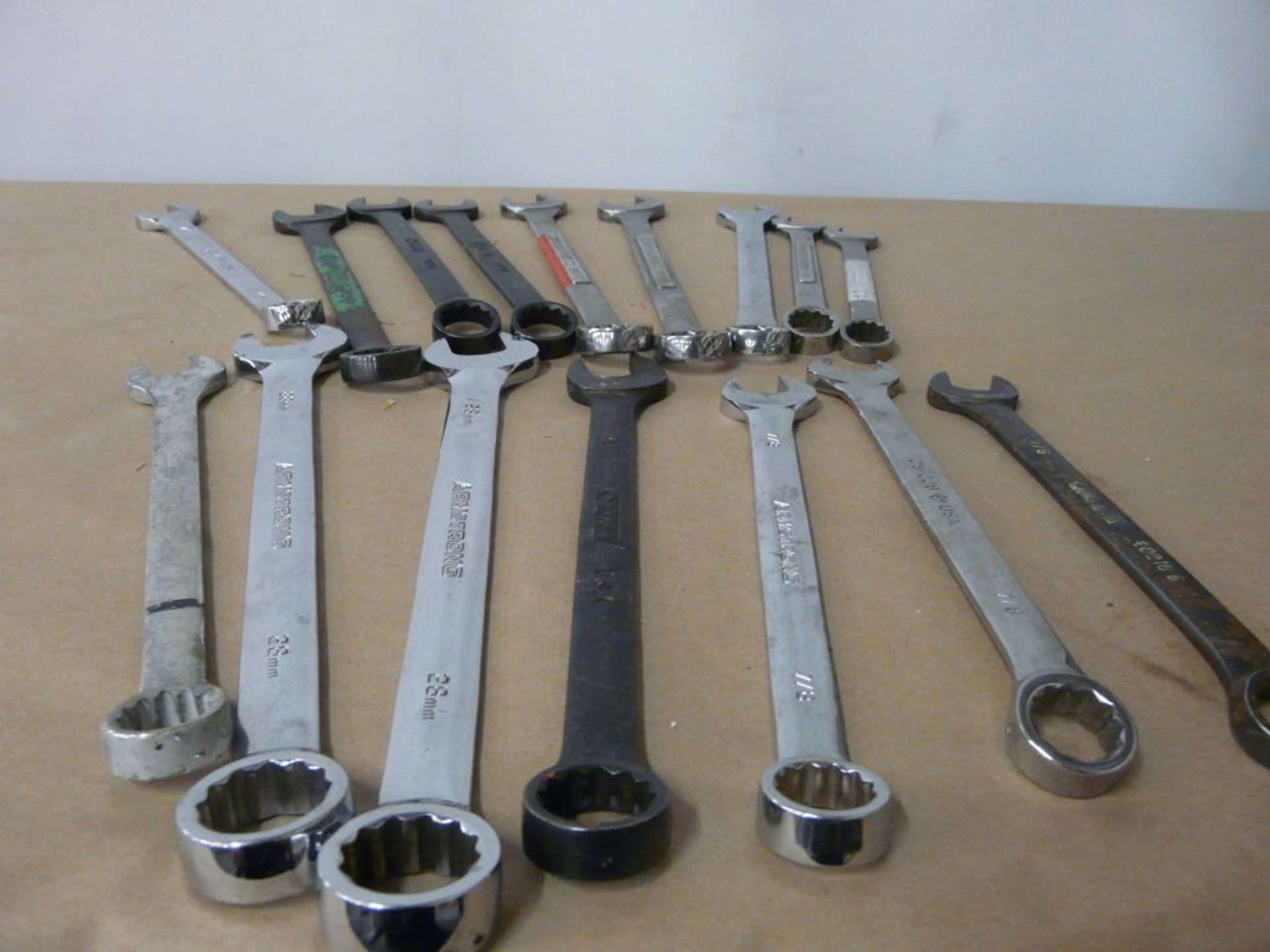 Lot of (16) Assorted Combination Wrenches | Sizes Include:; 24mm; 7/8"; 1-1/16"