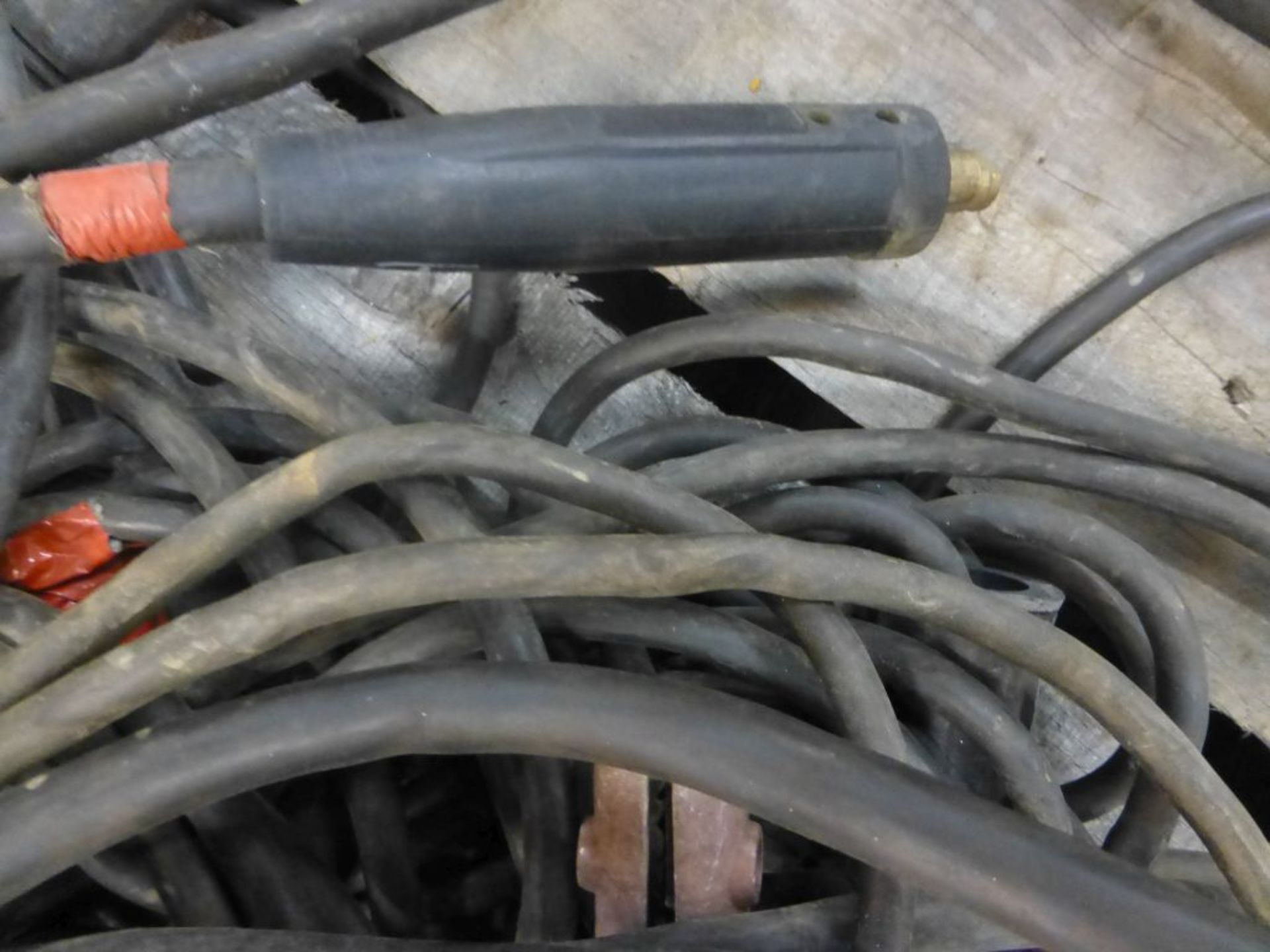 Lot of (10) Stick Set Up Welding Leads | Approx 125 lbs - Image 6 of 7