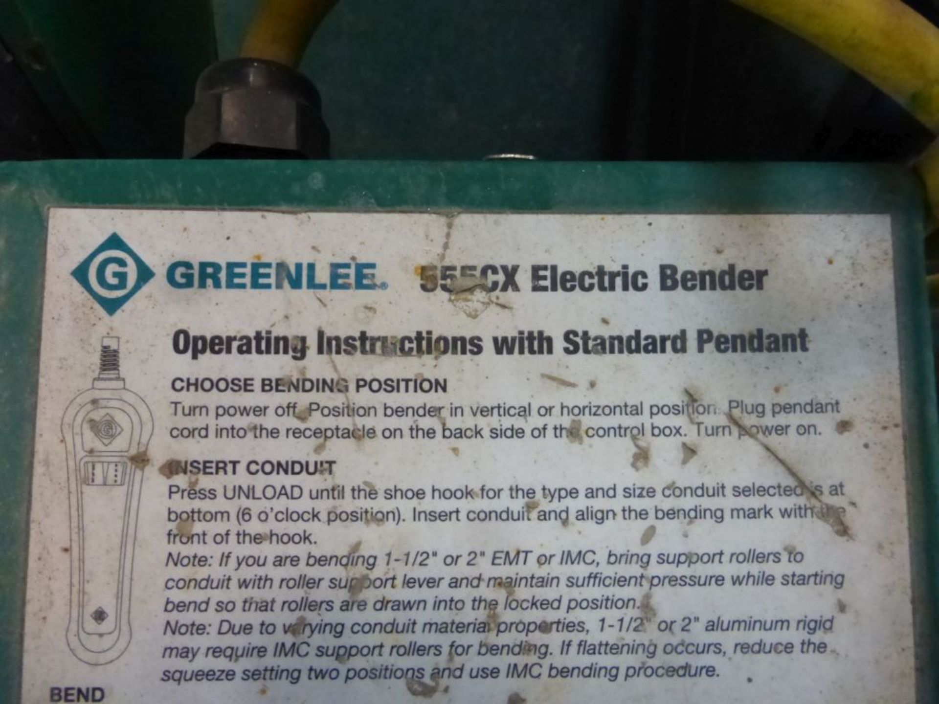 Greenlee 555CX Electric Conduit Bender | 120V - Image 7 of 14