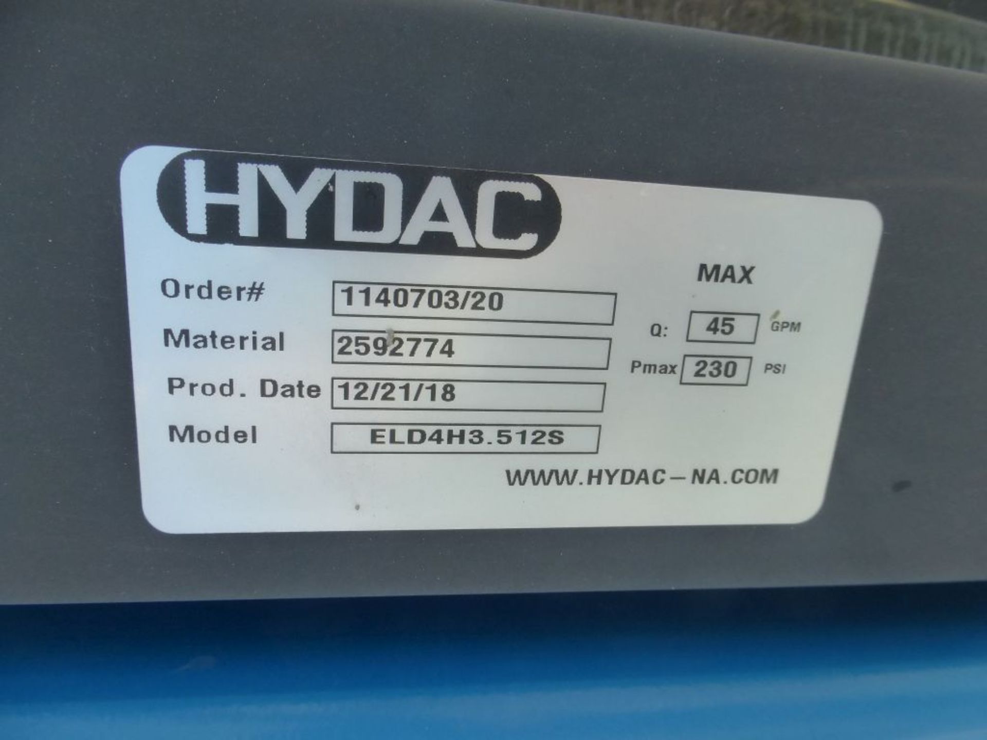 2018 Foster Hydraulics 74 HP Diesel Hydraulic Power Unit | Model No. 74KDI-1P-14D/C-C; Code: 1BJ; - Image 6 of 10