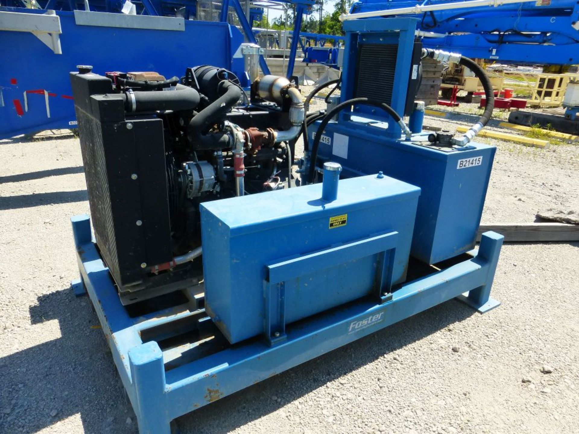 2018 Foster Hydraulics 74 HP Diesel Hydraulic Power Unit | Model No. 74KDI-1P-14D/C-C; Code: 1BJ; - Image 3 of 10