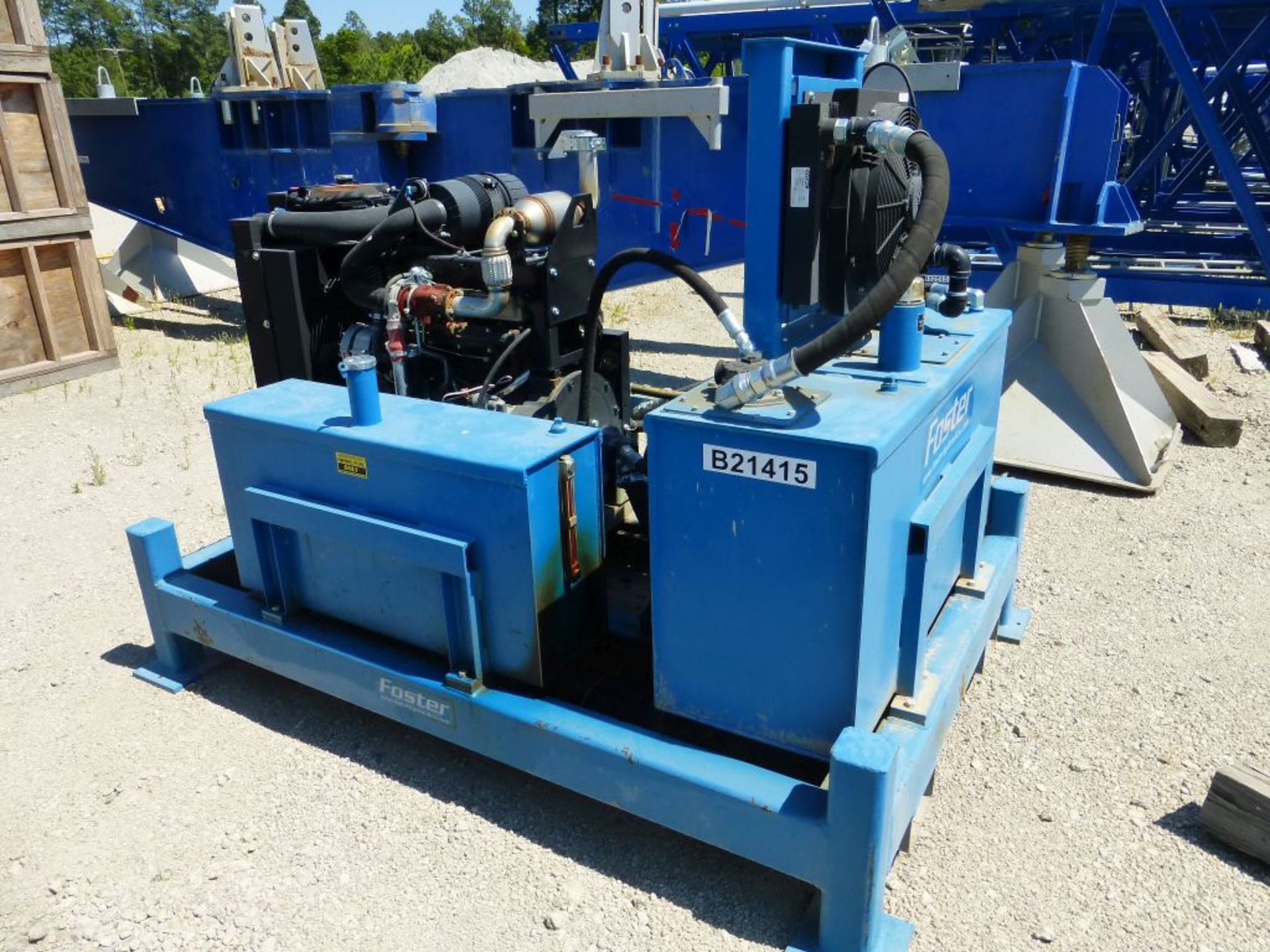 2018 Foster Hydraulics 74 HP Diesel Hydraulic Power Unit | Model No. 74KDI-1P-14D/C-C; Code: 1BJ; - Image 4 of 10