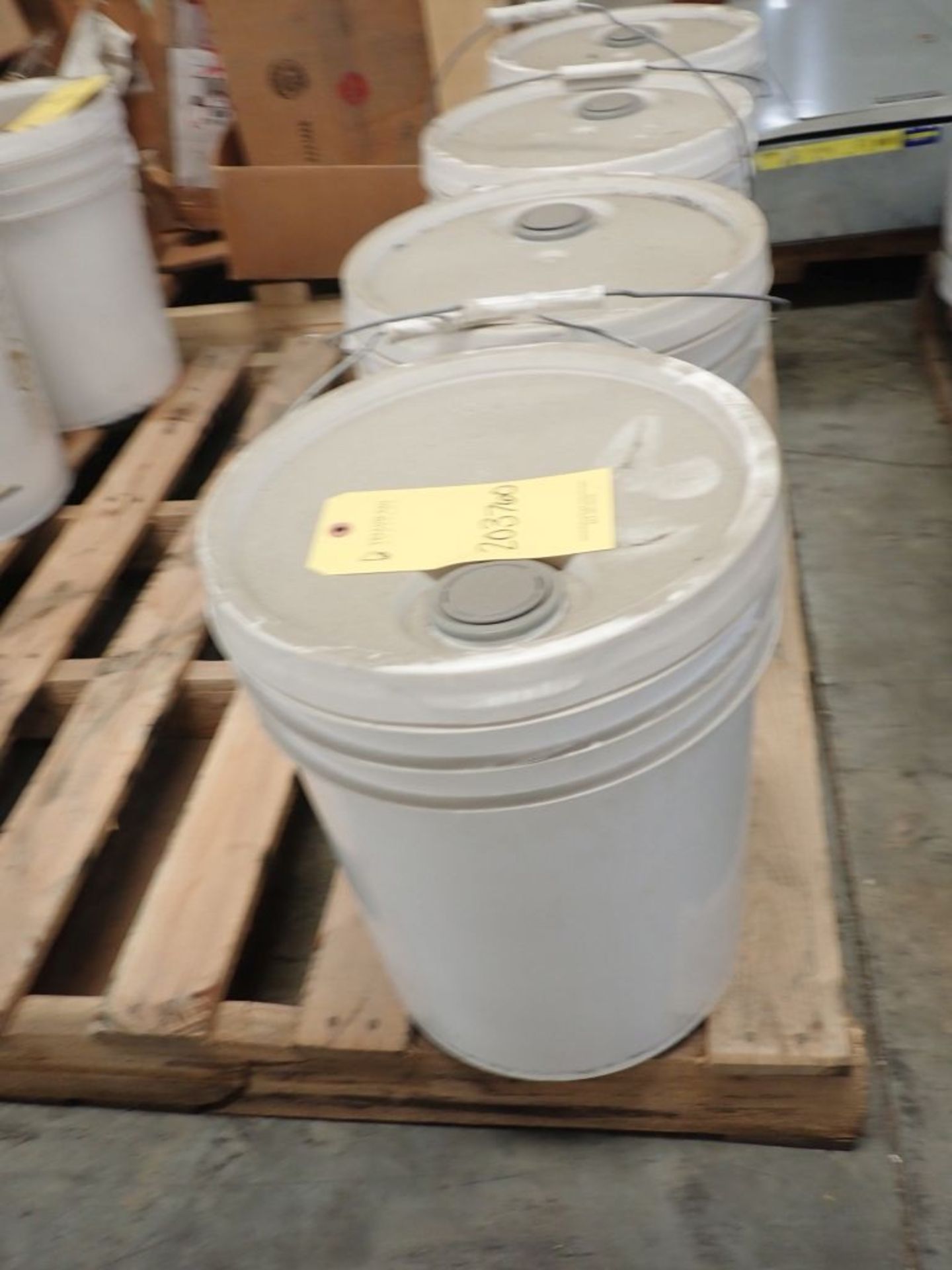 Lot of (4) Containers of 5-Gallon Condat Wire Lubricant | Item Key: 041-0191-70; New Surplus - Image 2 of 12