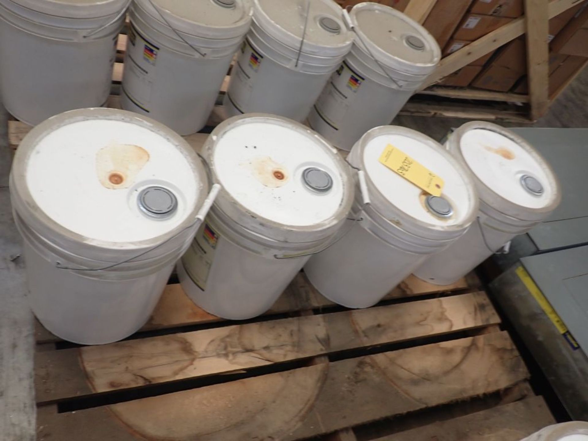Lot of (4) Containers of 5-Gallon Condat Wire Lubricant | Item Key: 041-0191-70; New Surplus