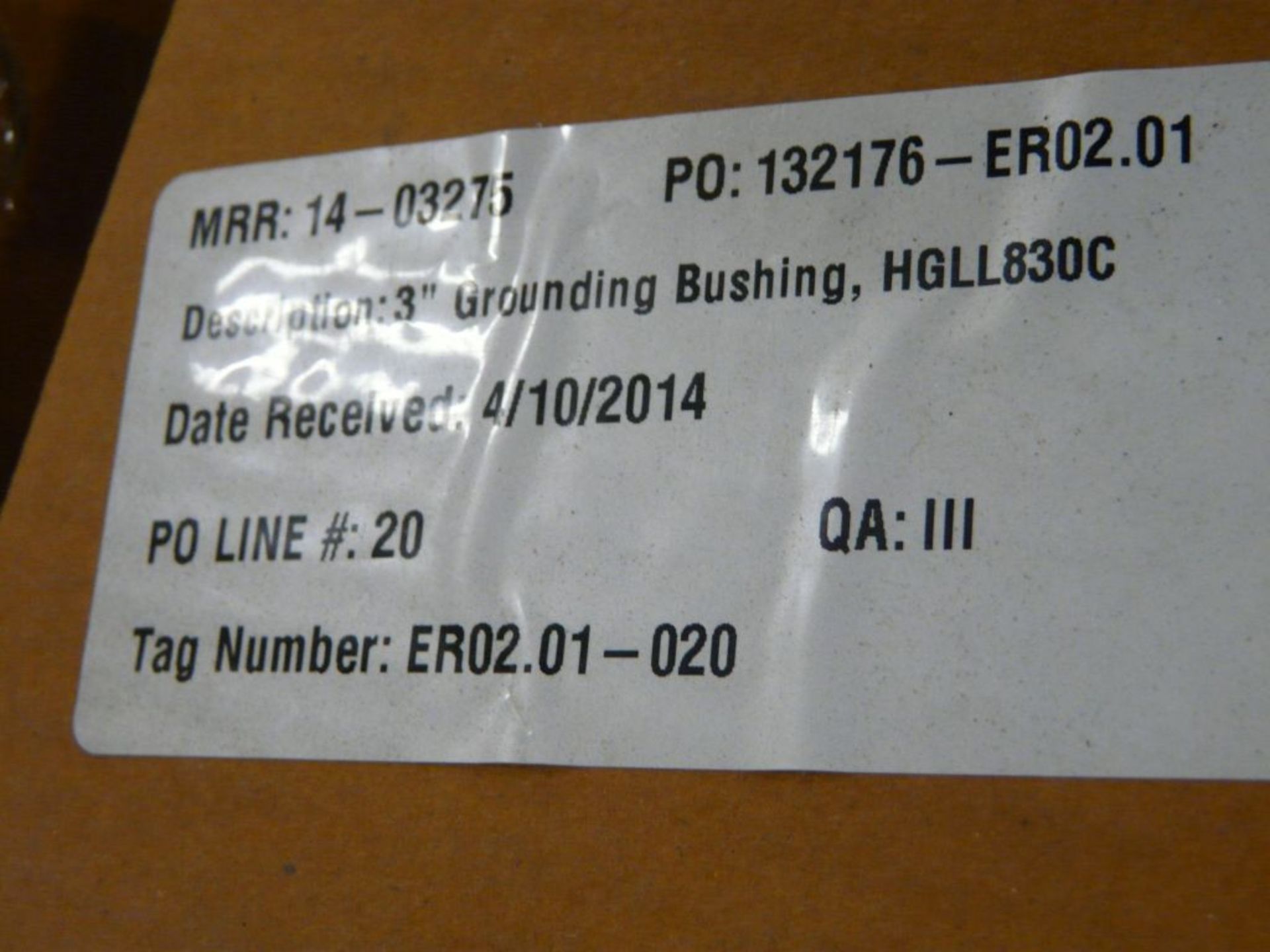 Lot of Approx (700) Cooper Grounding Bushings | Part No. HGLL830C; Size: 3" - Image 5 of 6