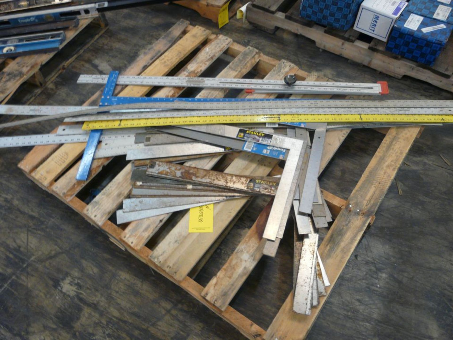 Lot of Assorted Aluminum Carpenter Square Measuring Tools | Brands Include:; Stanley; Empire;