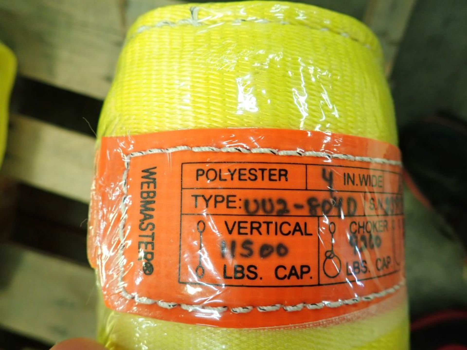 Lot of (6) WebMaster 4" x 6" Unilink 2-Ply Polyester Web Slings | Weight Capacity: 23,000 lbs - Image 7 of 14