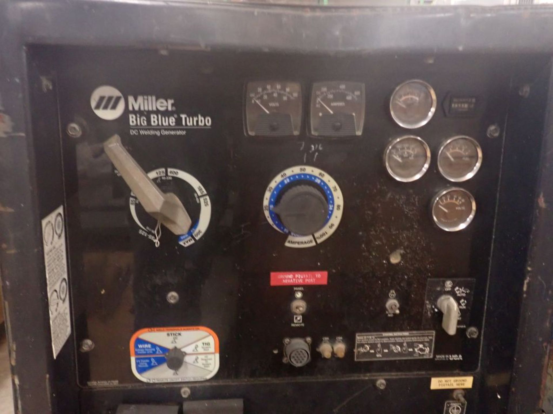 Miller Big Blue Turbo DC Welding Generator | Stock No. 907157; 8915 Hours; Engine Driven - Image 8 of 19