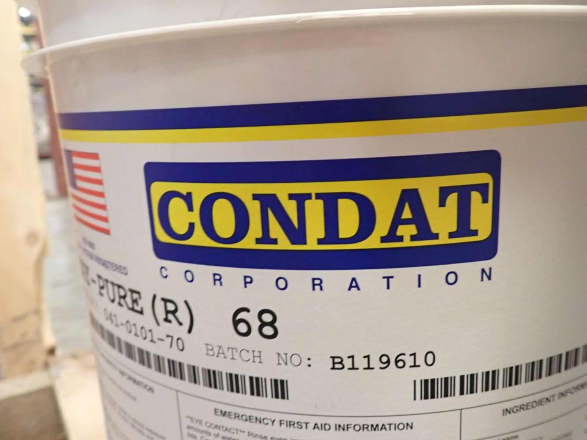 Lot of (4) Containers of 5-Gallon Condat Wire Lubricant | Item Key: 041-0191-70; New Surplus - Image 6 of 12