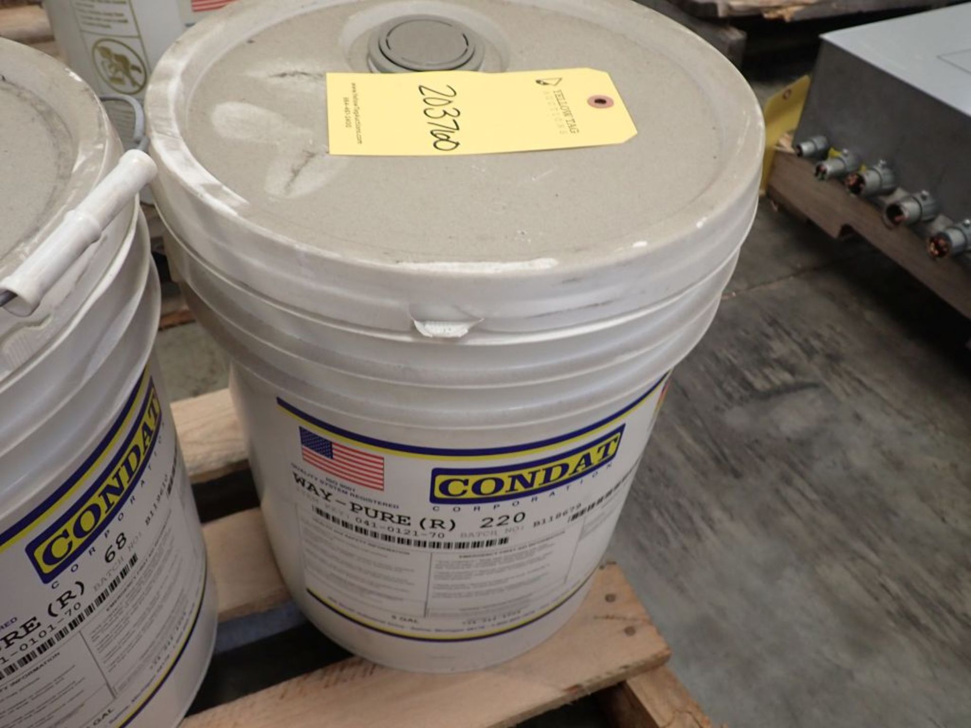 Lot of (4) Containers of 5-Gallon Condat Wire Lubricant | Item Key: 041-0191-70; New Surplus - Image 10 of 12