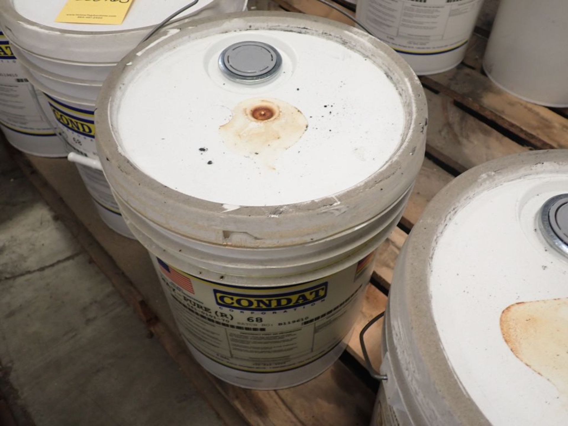 Lot of (4) Containers of 5-Gallon Condat Wire Lubricant | Item Key: 041-0191-70; New Surplus - Image 7 of 12