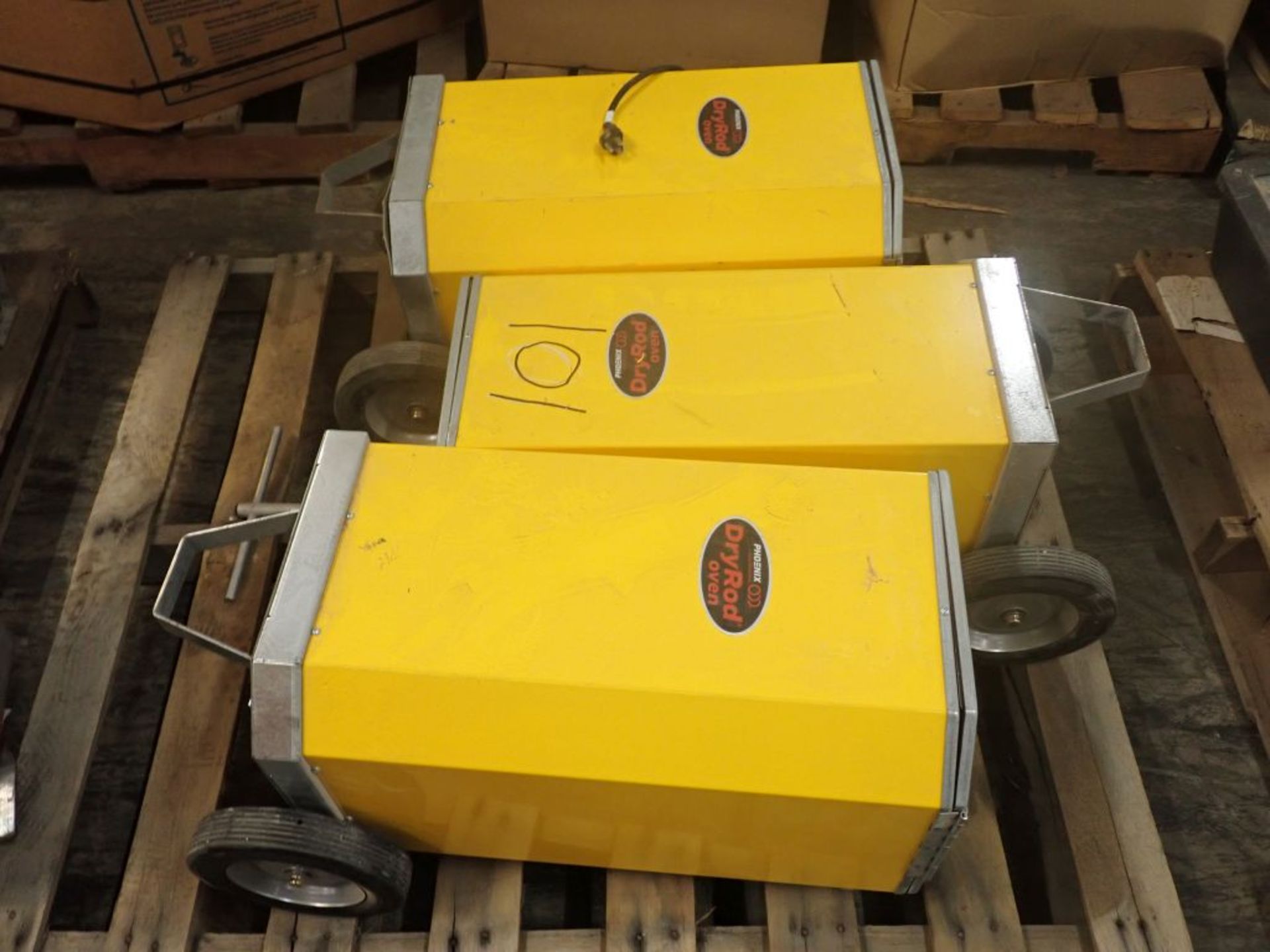Lot of (3) Phoenix DryRod Ovens | Type: 5; 50 lb Capacity; 120/240V; 300W; Temperature Range: 100-