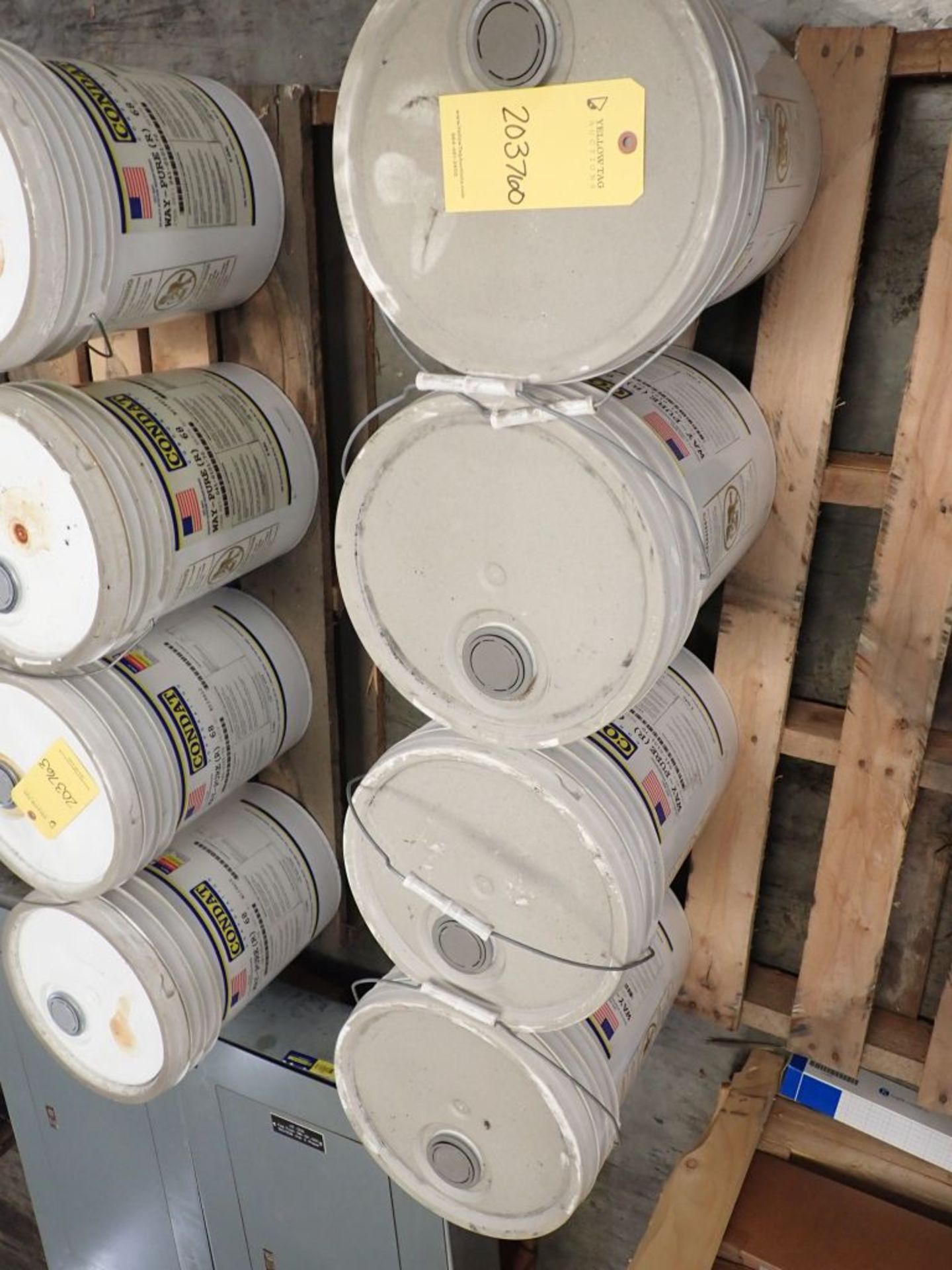 Lot of (4) Containers of 5-Gallon Condat Wire Lubricant | Item Key: 041-0191-70; New Surplus - Image 3 of 12