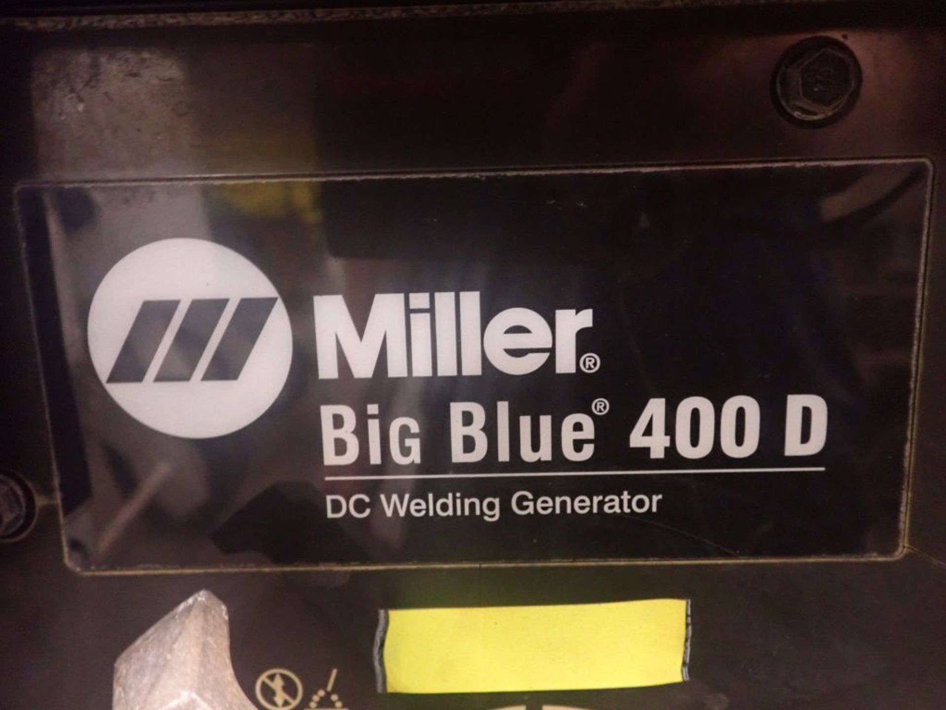 Miller Big Blue 400 D DC Welding Generator | Stock No. 907327; Engine Driven - Image 5 of 13