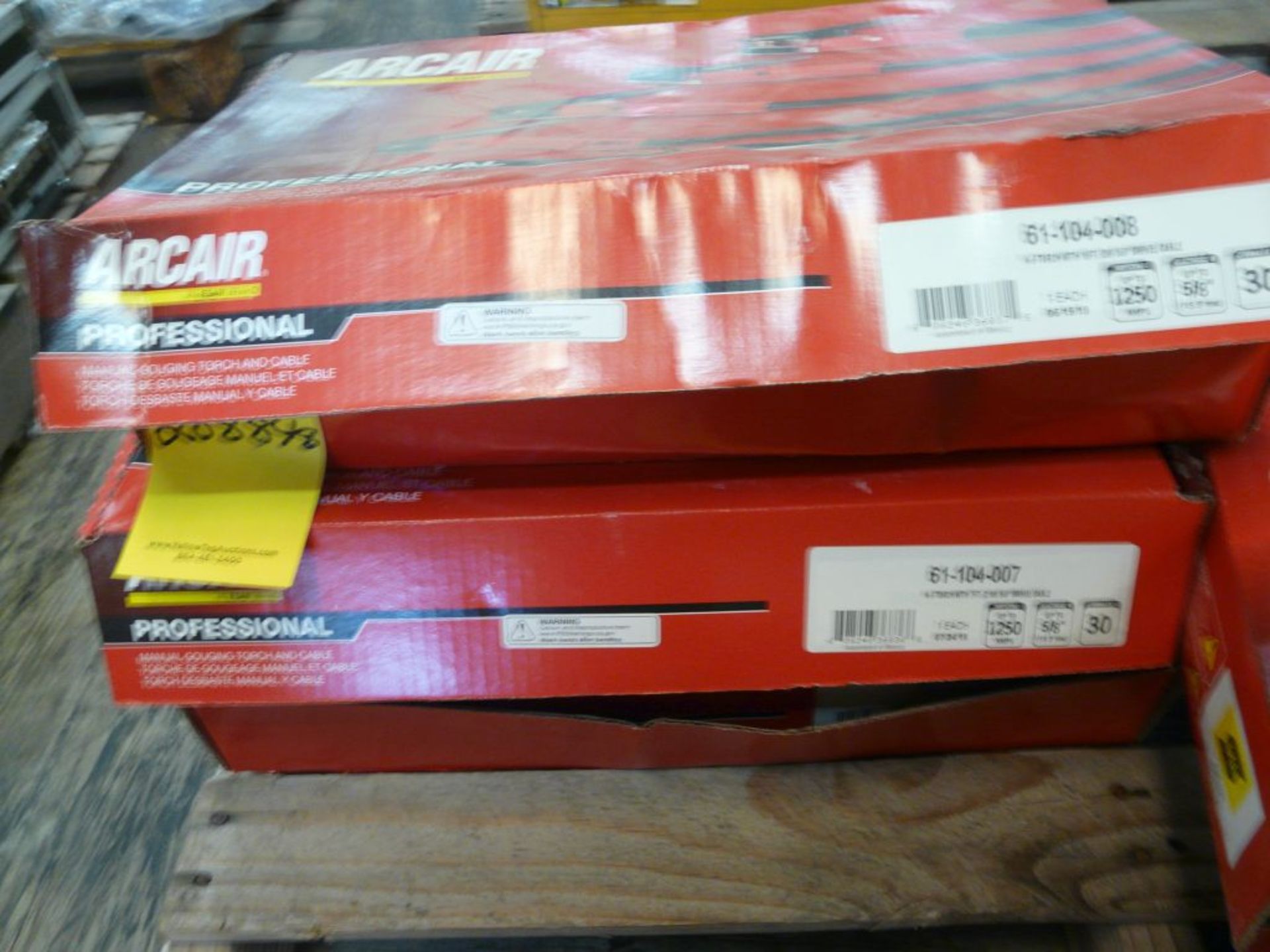 Lot of (3) Boxes of Arcair Manual Gouging Torch and 7' Cable | Up To 1250A; New Surplus - Image 2 of 4