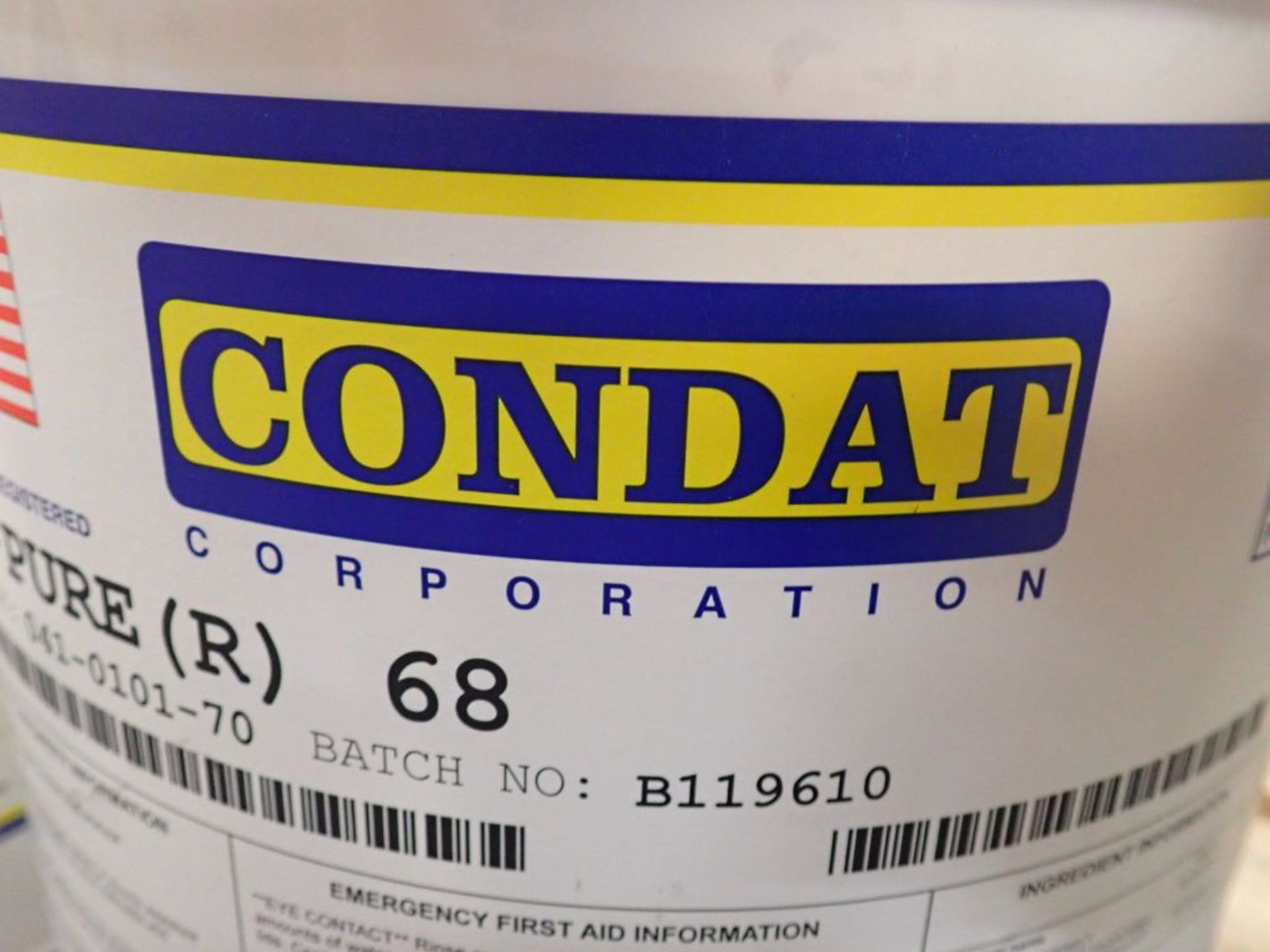 Lot of (4) Containers of 5-Gallon Condat Wire Lubricant | Item Key: 041-0191-70; New Surplus - Image 12 of 12