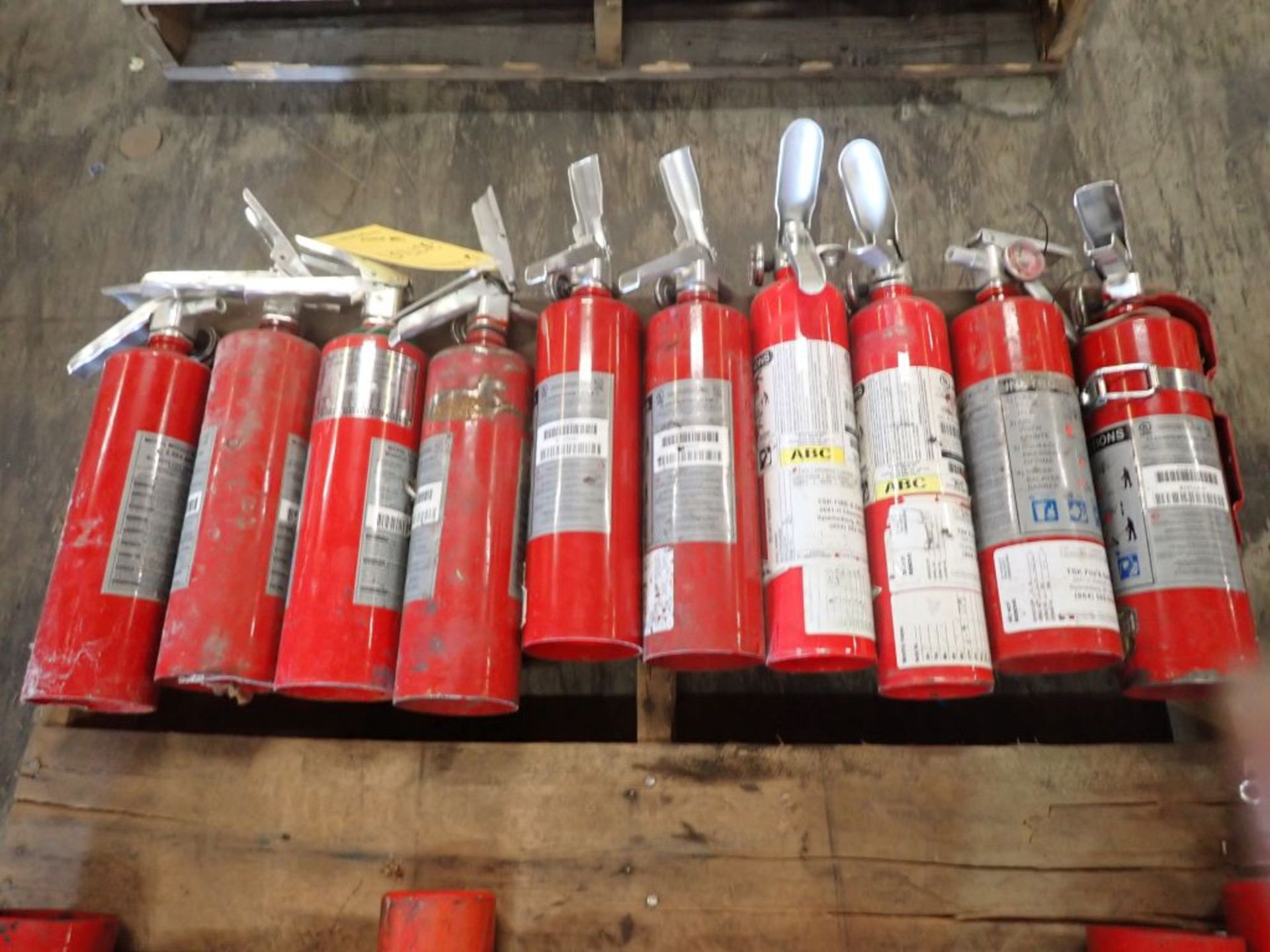 Lot of (10) Assorted Fire Extinguishers | Brands Include:; TSK Fire & Safety; Buckeye