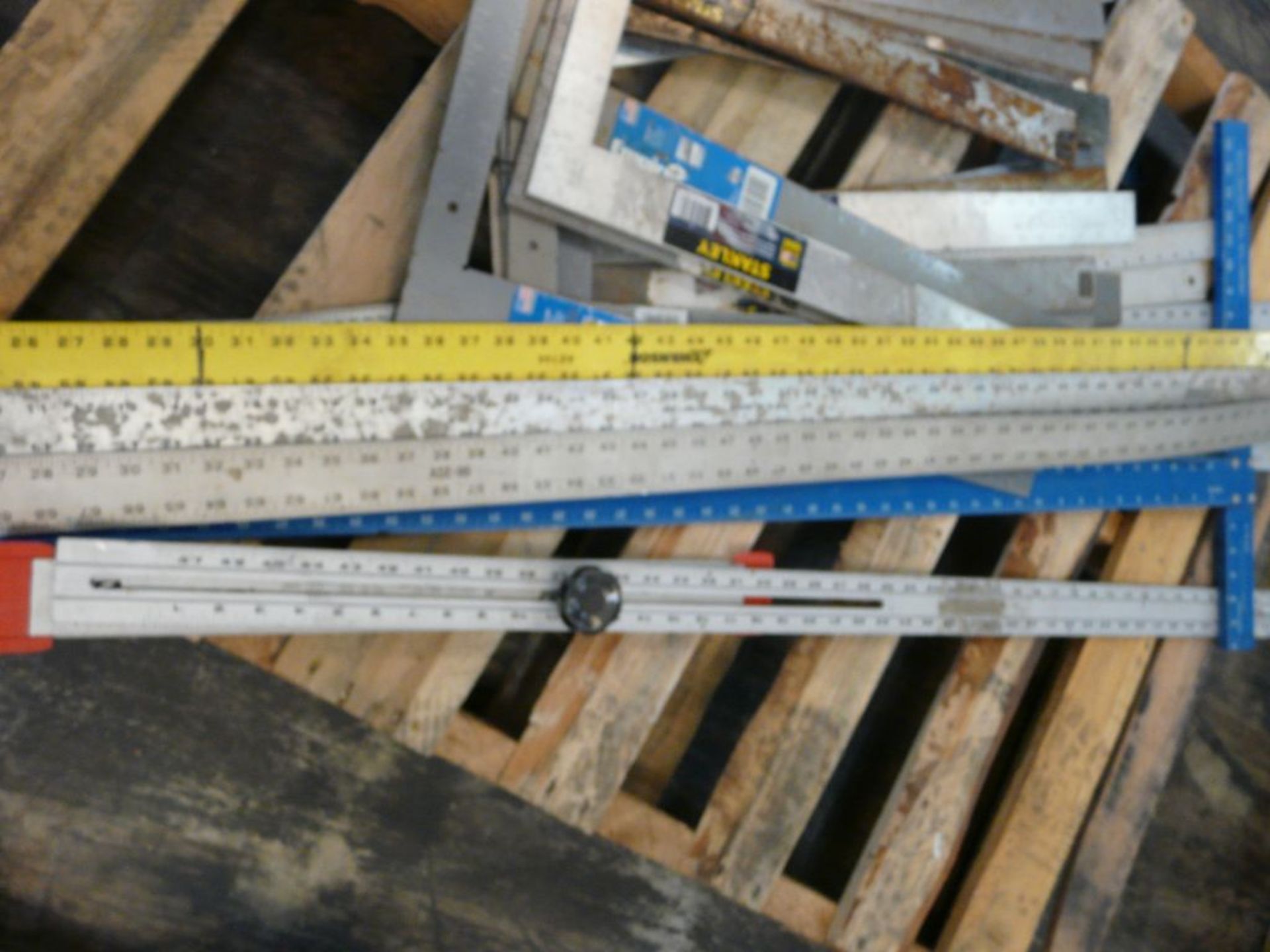 Lot of Assorted Aluminum Carpenter Square Measuring Tools | Brands Include:; Stanley; Empire; - Image 3 of 8