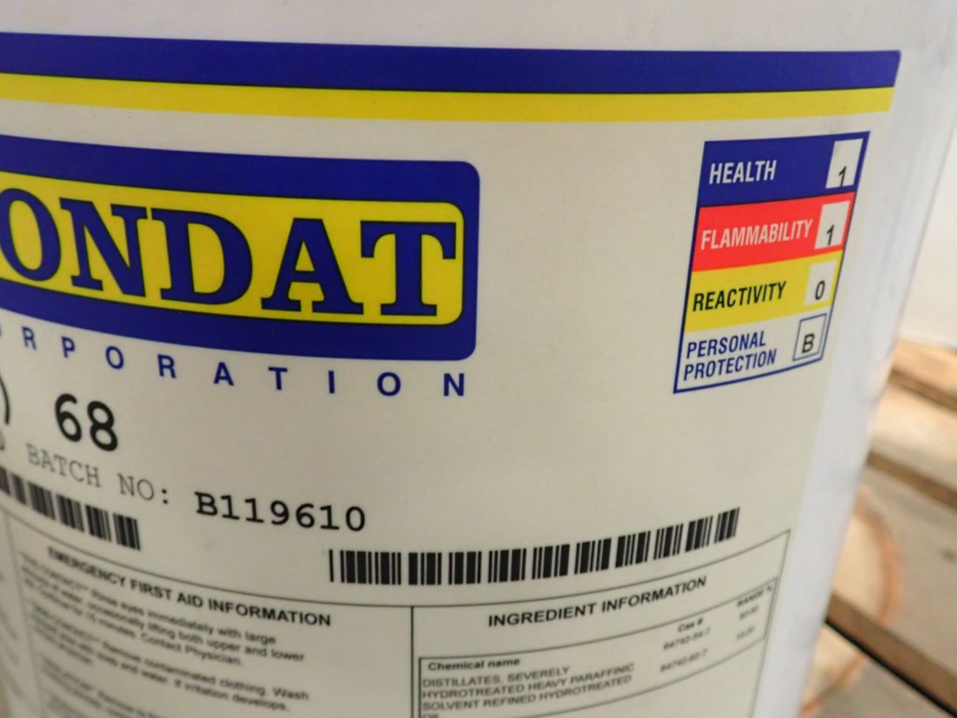 Lot of (4) Containers of 5-Gallon Condat Wire Lubricant | Item Key: 041-0191-70; New Surplus - Image 6 of 12