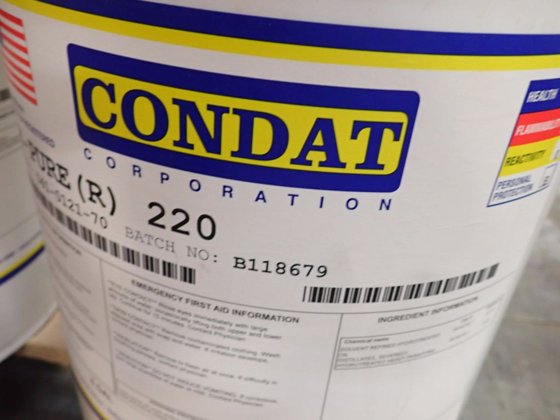 Lot of (4) Containers of 5-Gallon Condat Wire Lubricant | Item Key: 041-0191-70; New Surplus - Image 12 of 12