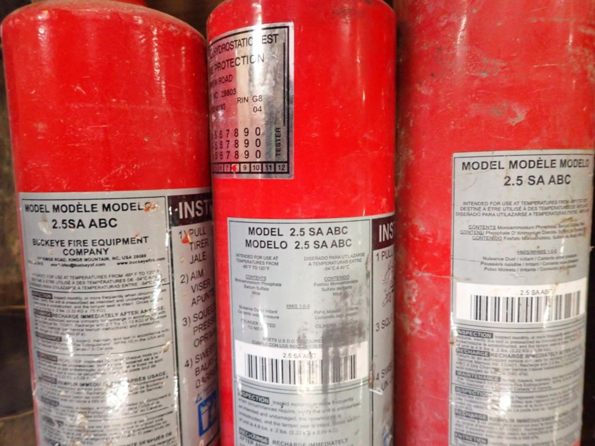 Lot of (10) Assorted Fire Extinguishers | Brands Include:; TSK Fire & Safety; Buckeye - Image 5 of 8