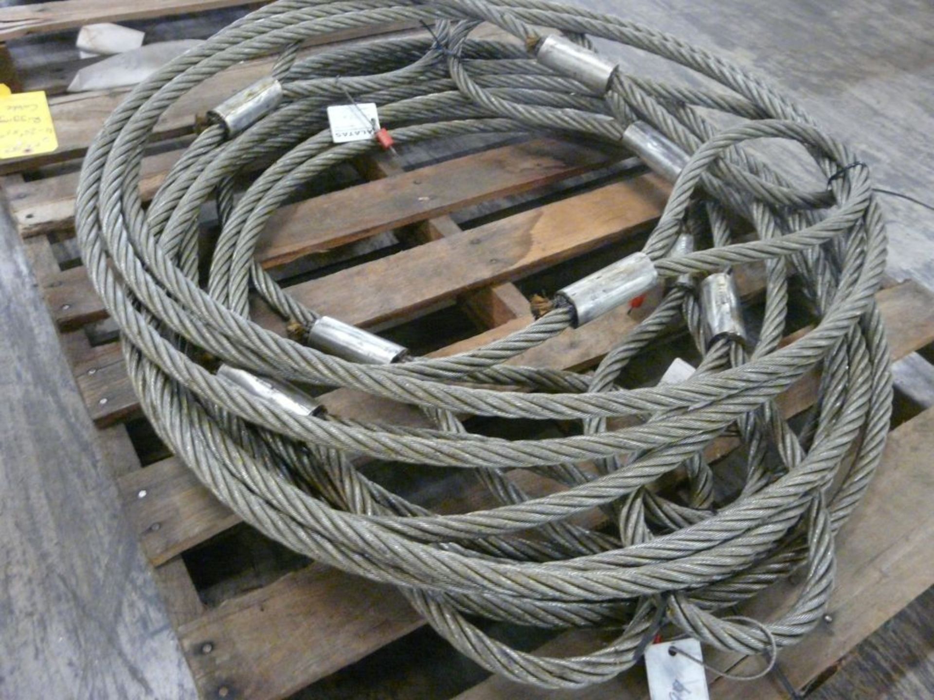Lot of (4) Alatas Rigging Cables | 25' x 1" - Image 2 of 3