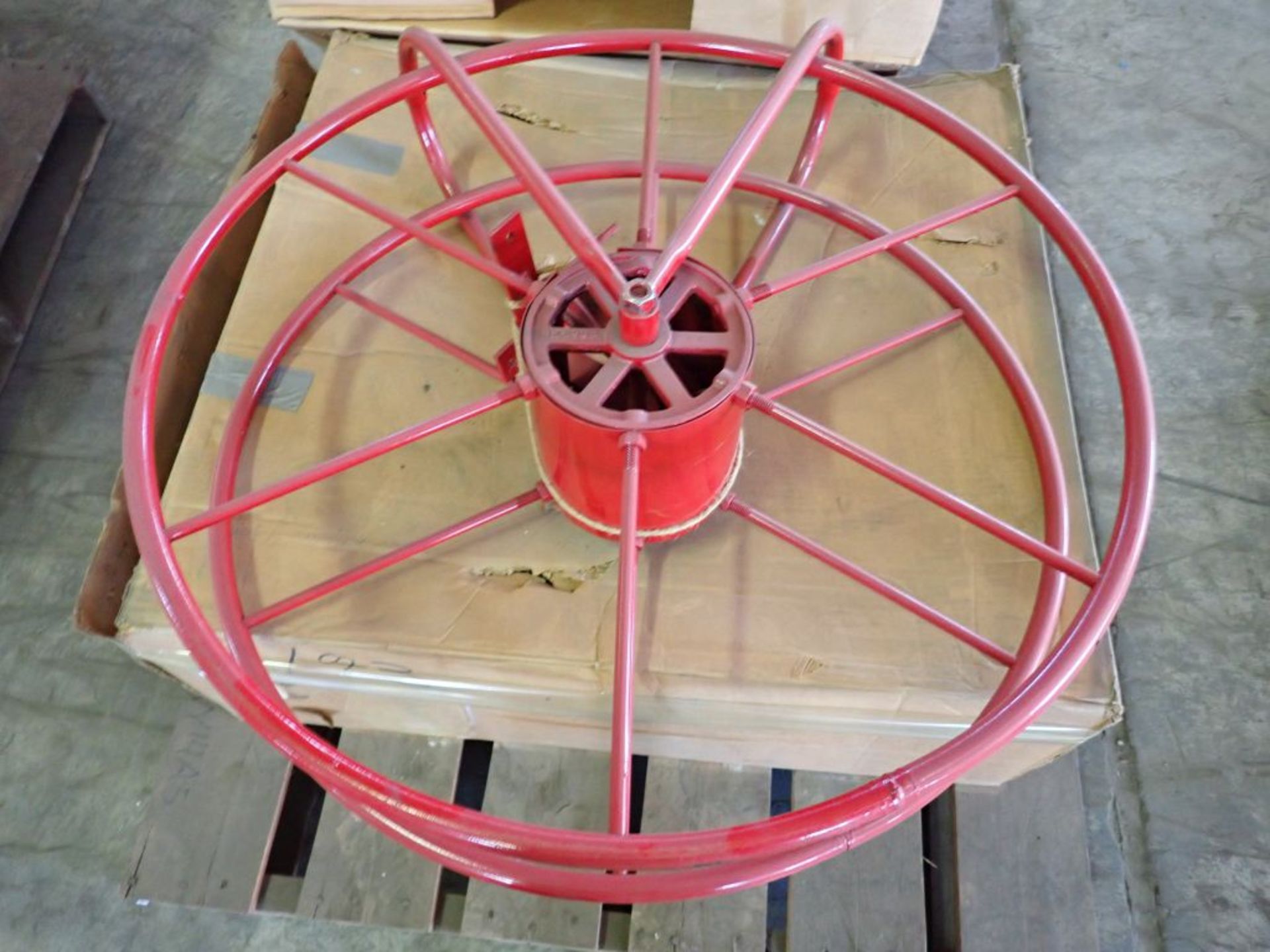 Lot of (2) Wirt & Knox Fire Hose Reels | Cat No. V-8-1 1/2; Swinging Wall Rack - Image 6 of 10
