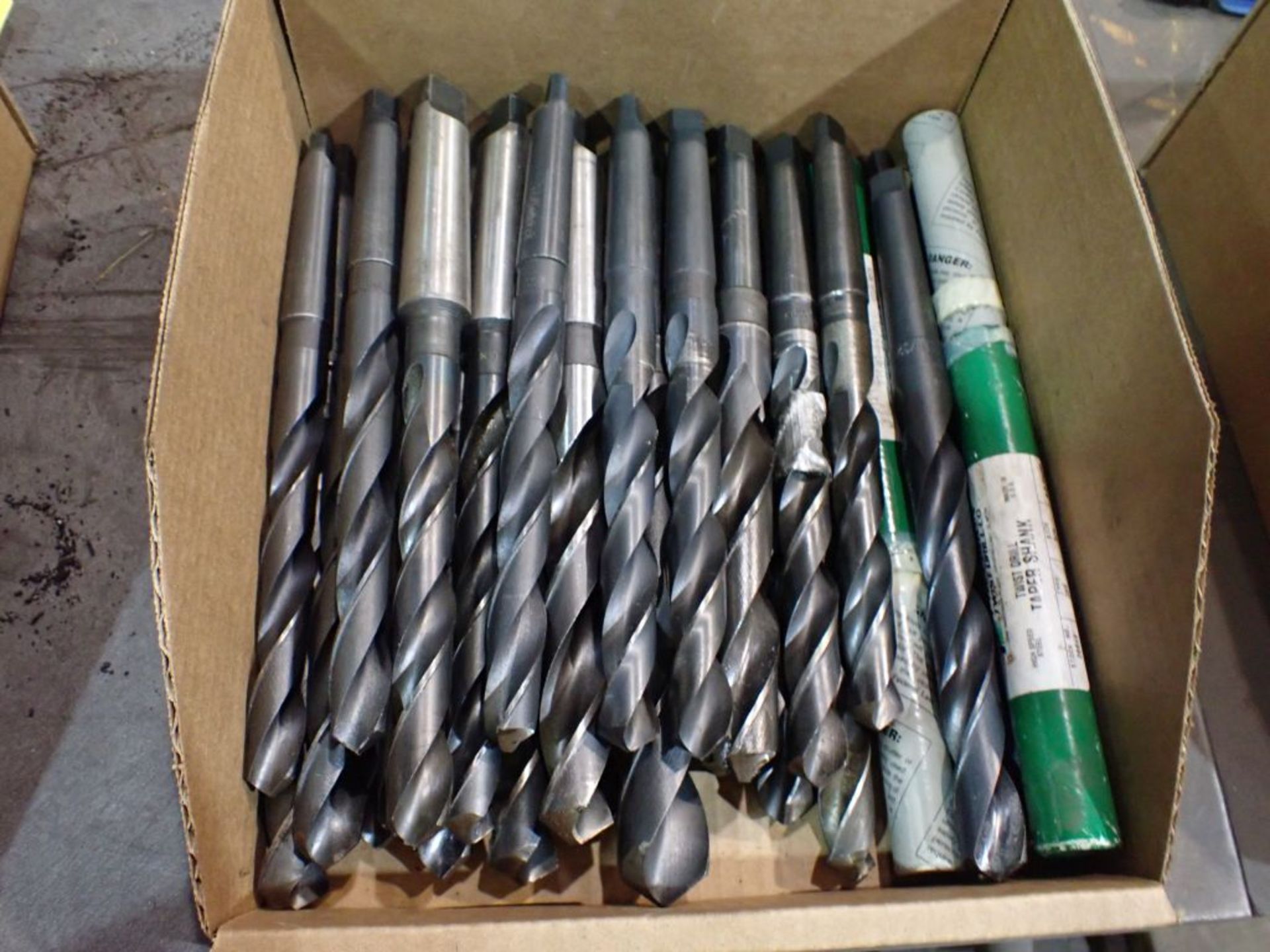 Lot of Assorted Twist Drill Taper Shanks | 3/4"; 11/16"; 23/32"