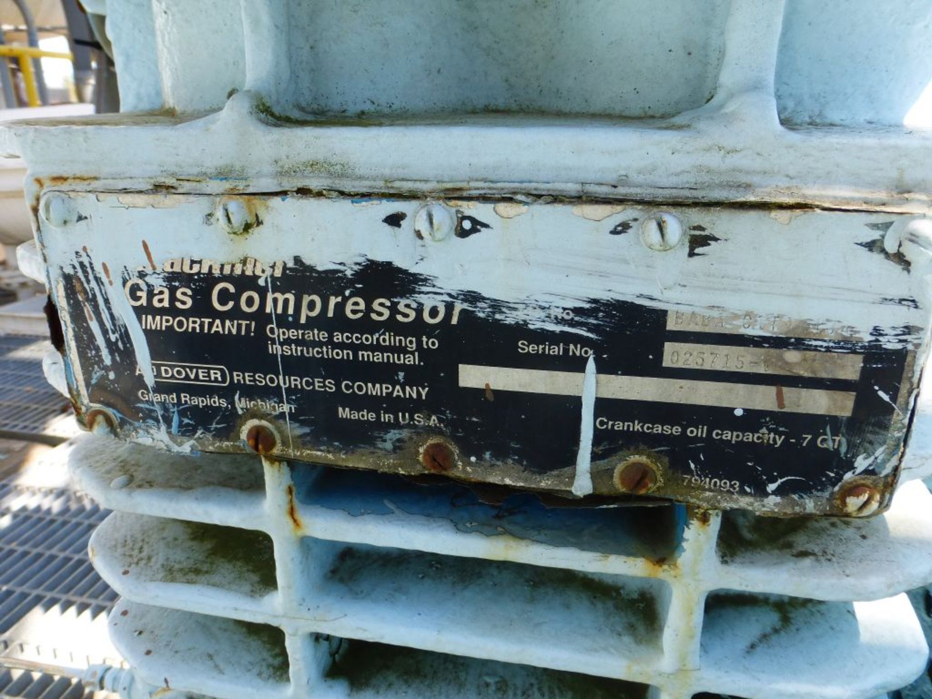 Blackmer Gas Compressor | Model No. LB062B - Image 4 of 5