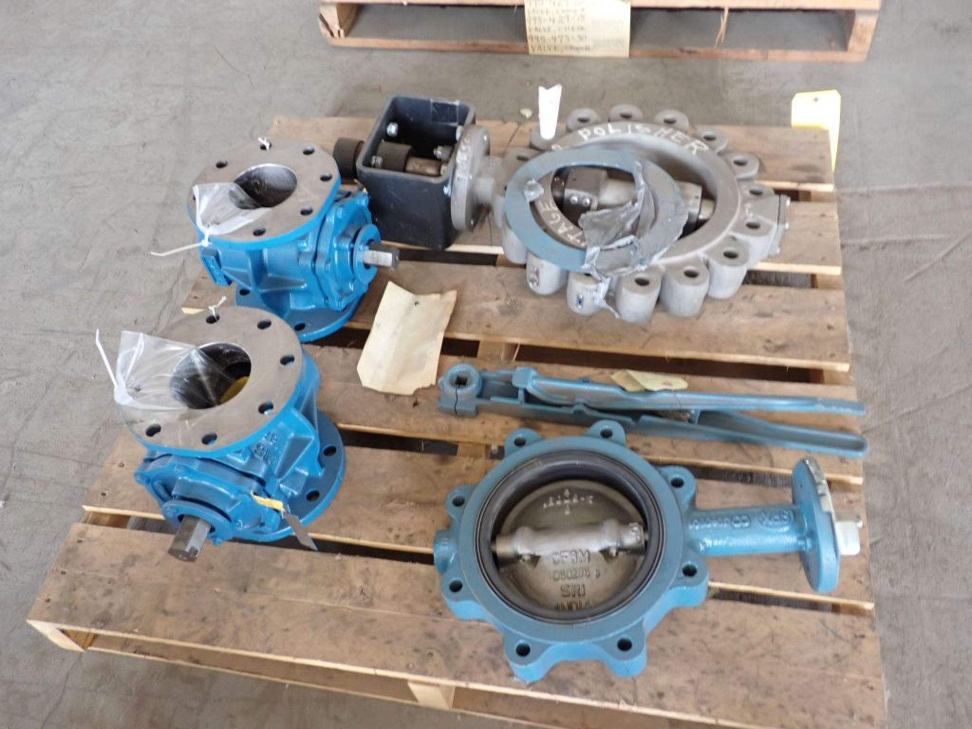 Lot of (4) Valves and (1) Actuator | (1) Pike Butterfly Valve, Part No. 13611, Size: 10", Disc: - Image 2 of 22