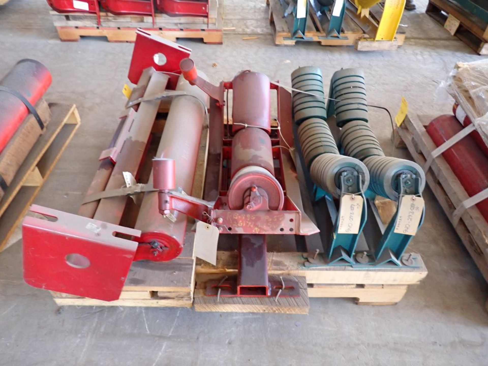 Lot of (4) Assorted Components | (1) Continental Conveyor Troughing Roll Idler Impact, Part No. 2- - Image 2 of 15