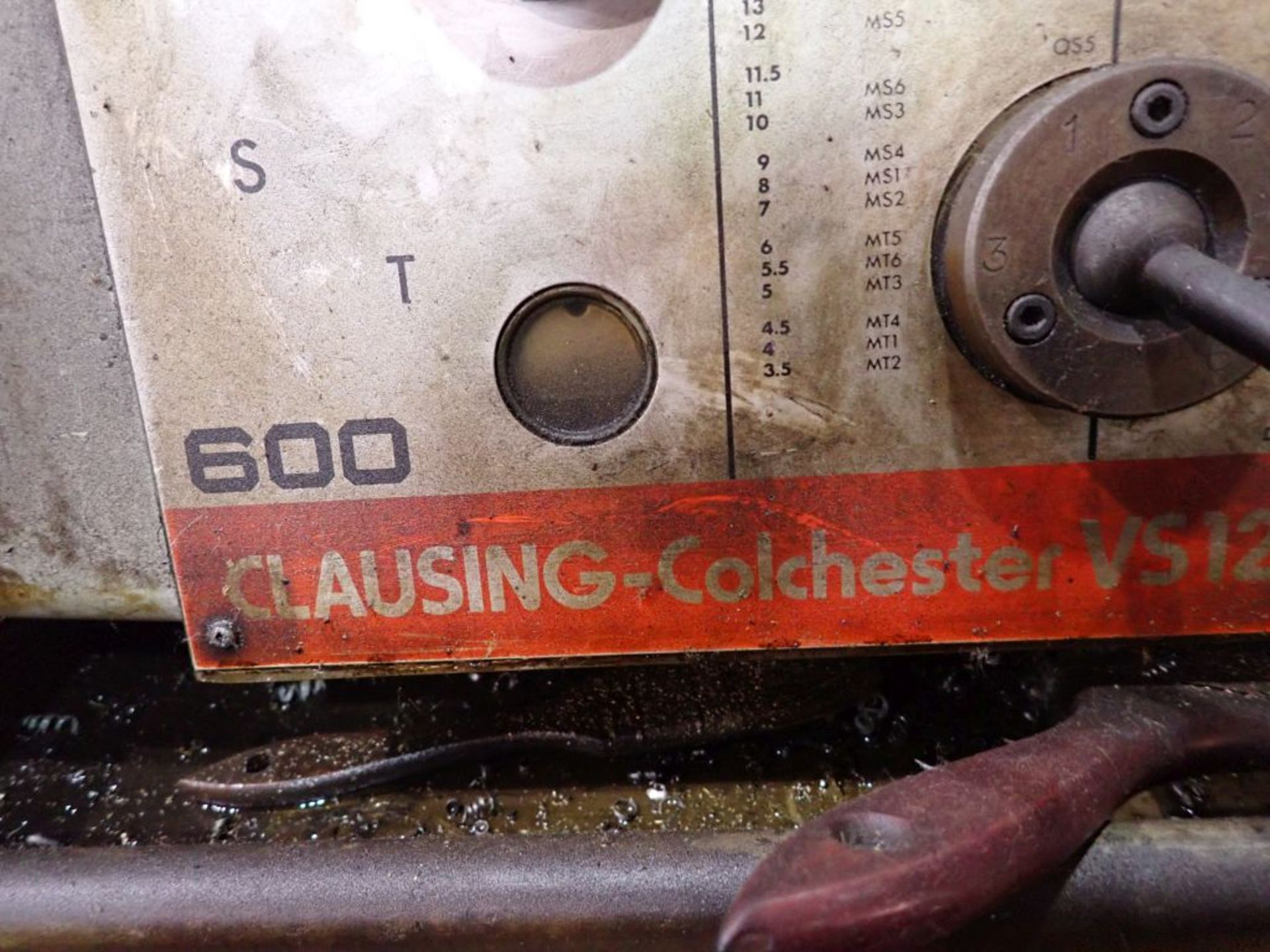 Clausing Colchestor VS12 12" x 36" Lathe w/ Tooling | 12" Swing; 3-Jaw & 4-Jaw Chucks; 5-C Collet - Image 9 of 20