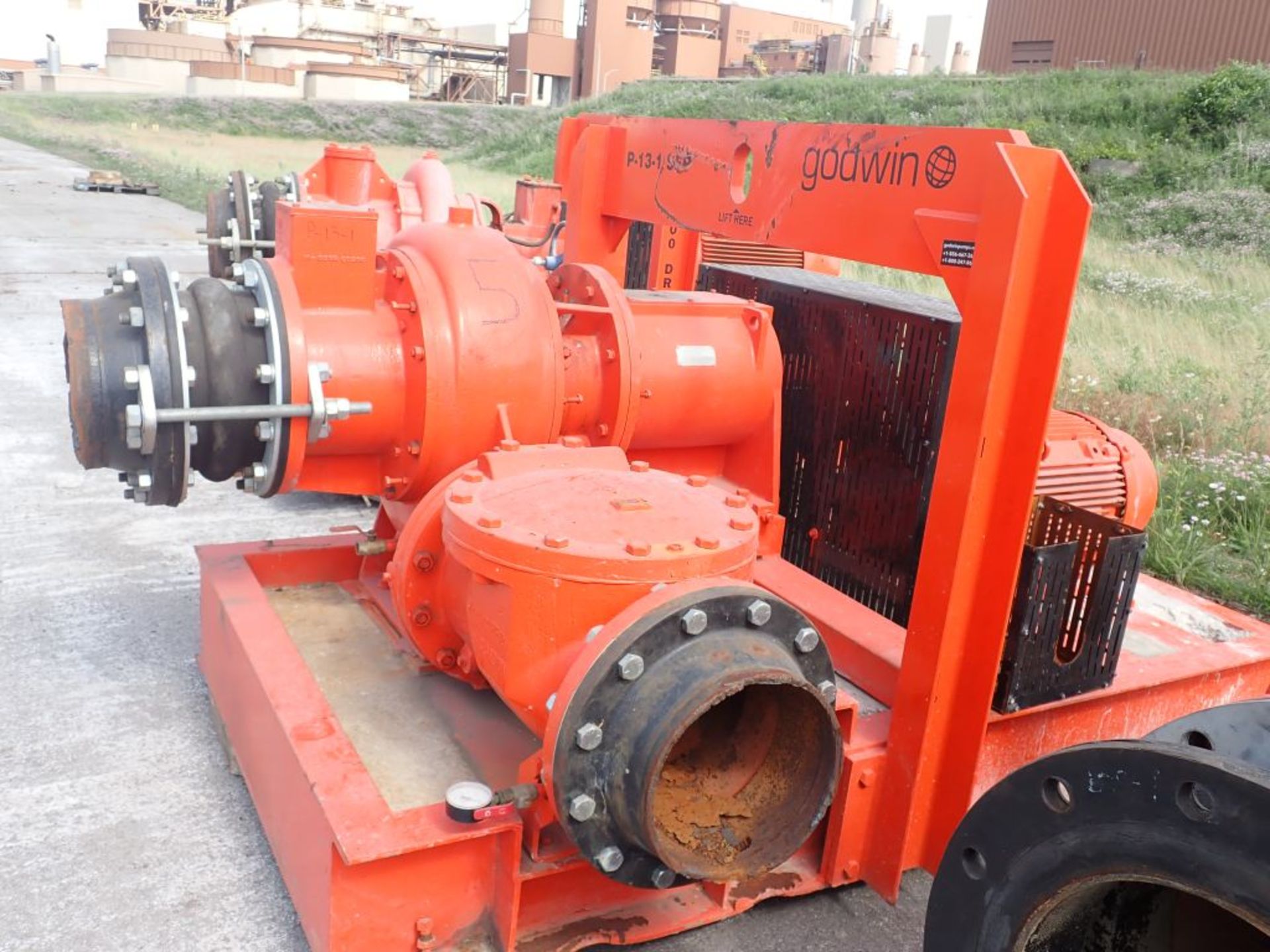 Godwin Dry Prime Pump | Type: 3D 300 M; Includes:; WEG 75 HP Motor, Model No. TE1BFOXON; 75 HP; - Image 3 of 11